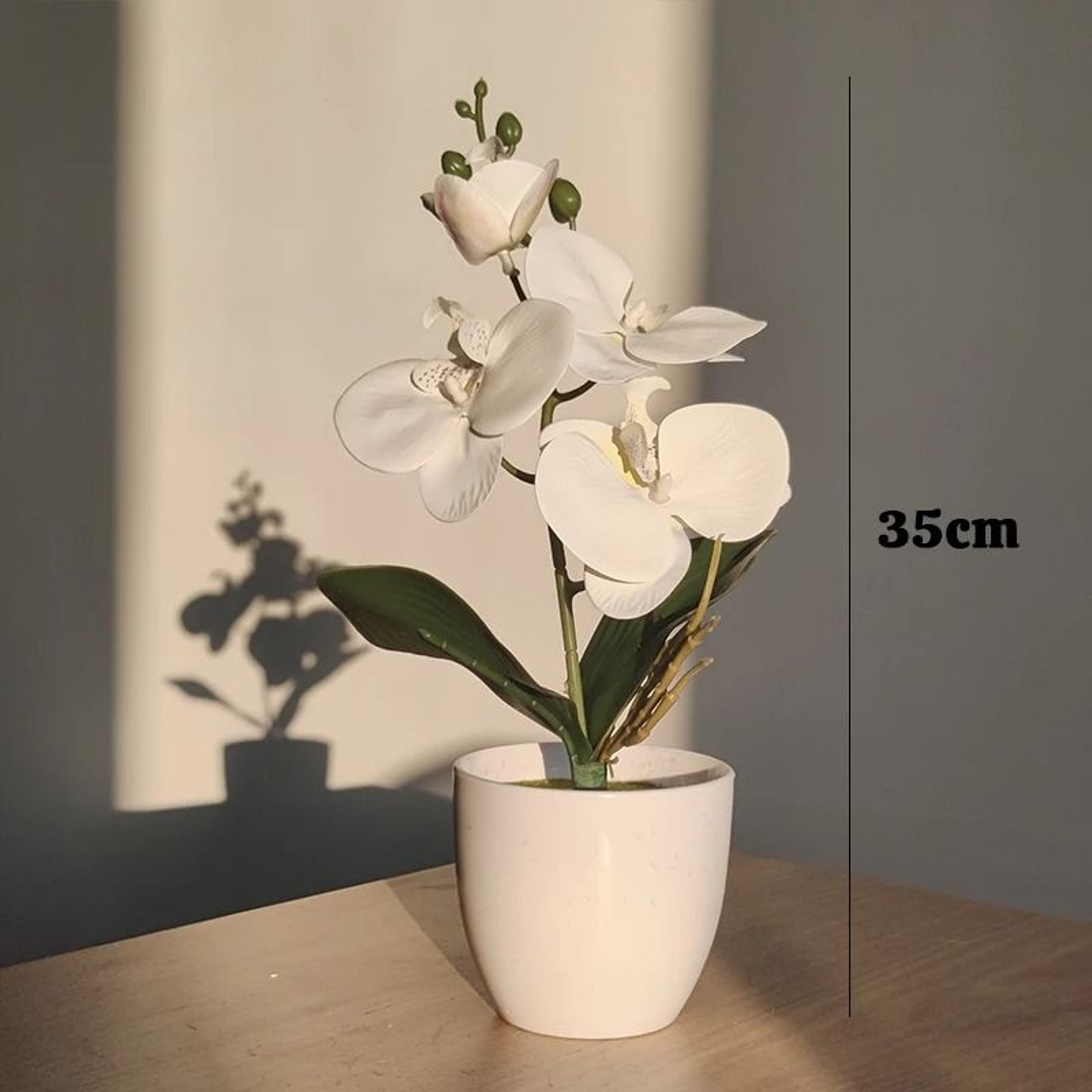 Artificial Butterfly Orchid Bonsai Potted Plant Desk And Home Decor 7