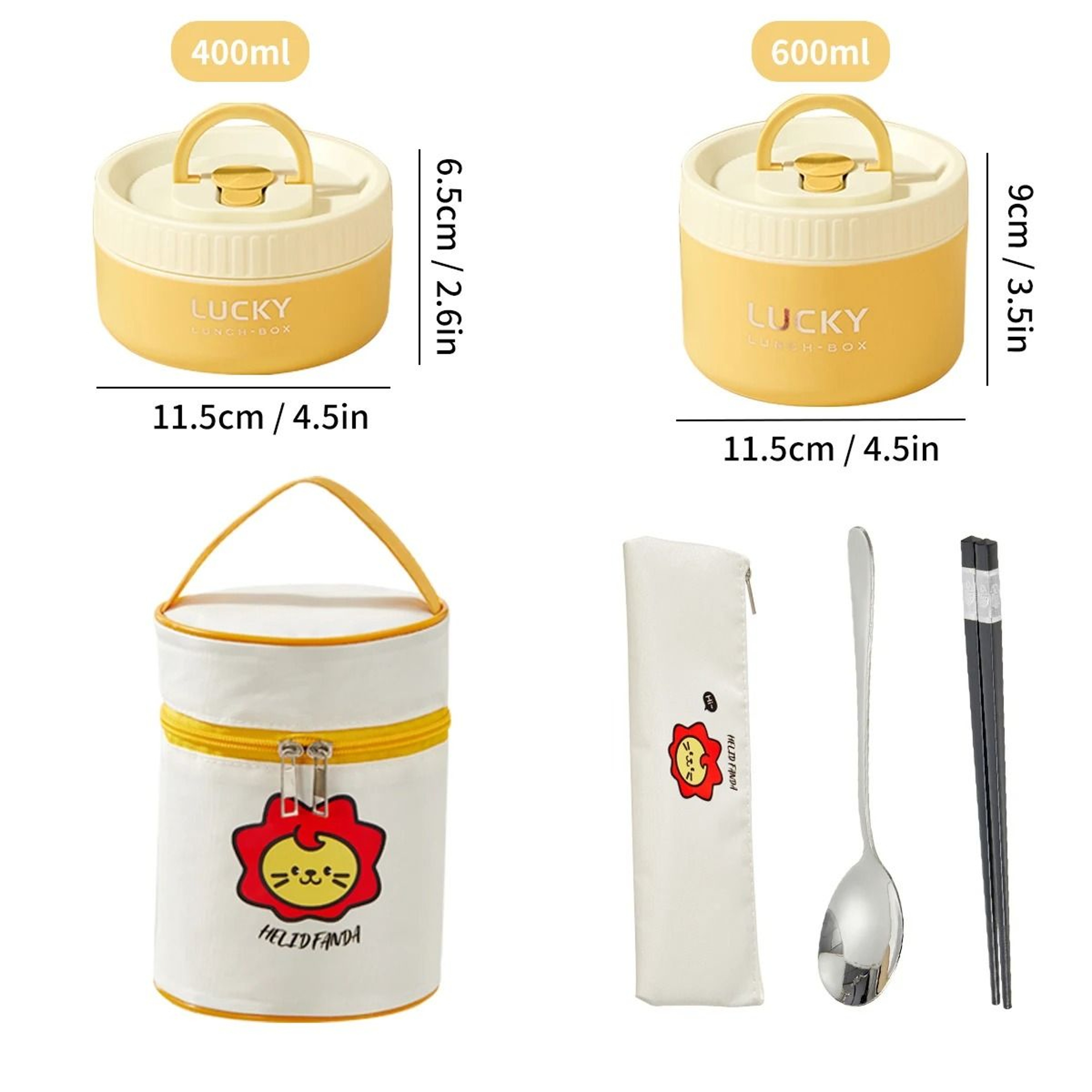 Insulated Stainless Steel Thermal Bento Box Leak Proof Portable Lunch Container 12