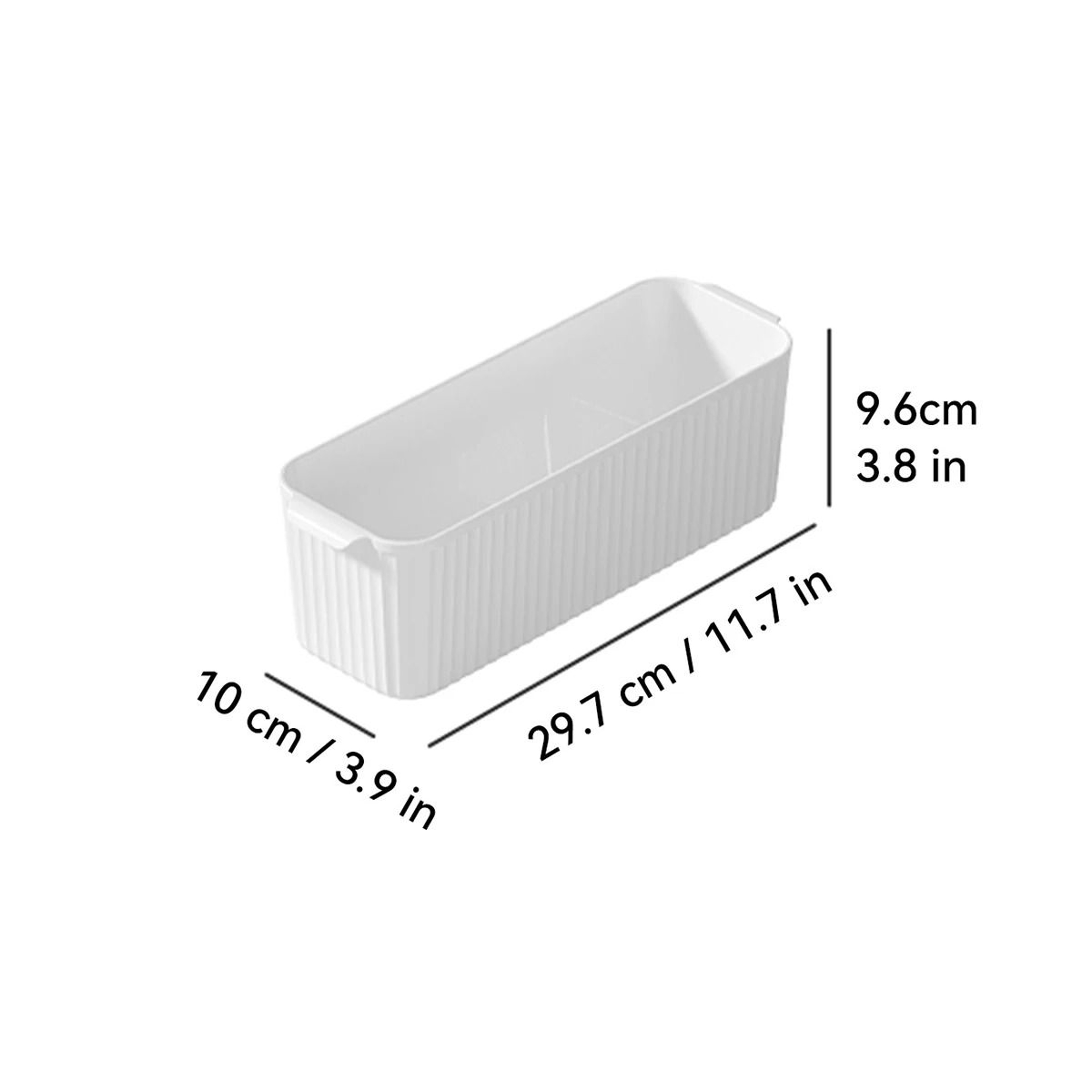 Multifunctional Plastic Storage Box With Handle Desktop Organizer Container 1