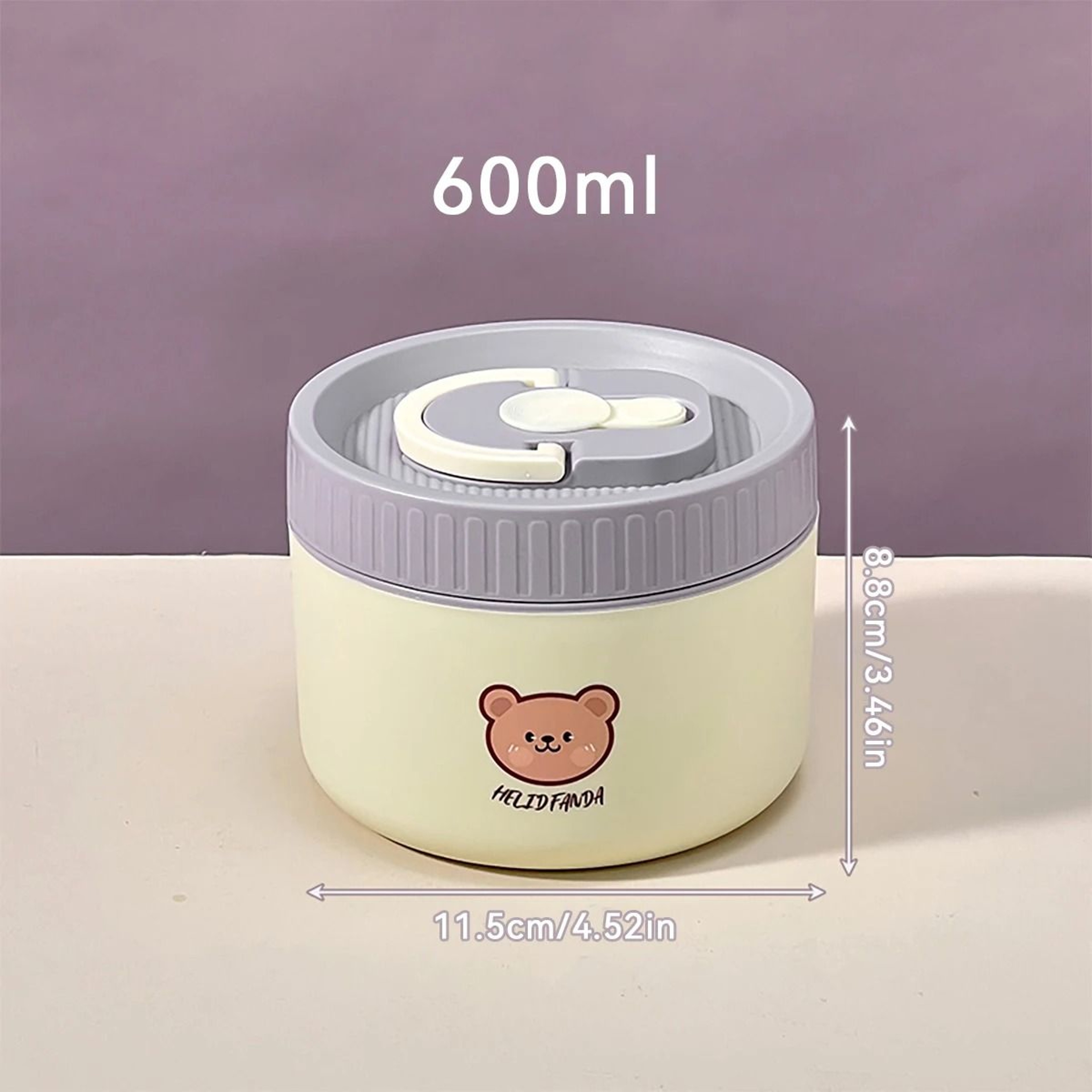 Kids Thermal Lunch Box Stainless Steel Bento Box Leak Proof Food Container 9