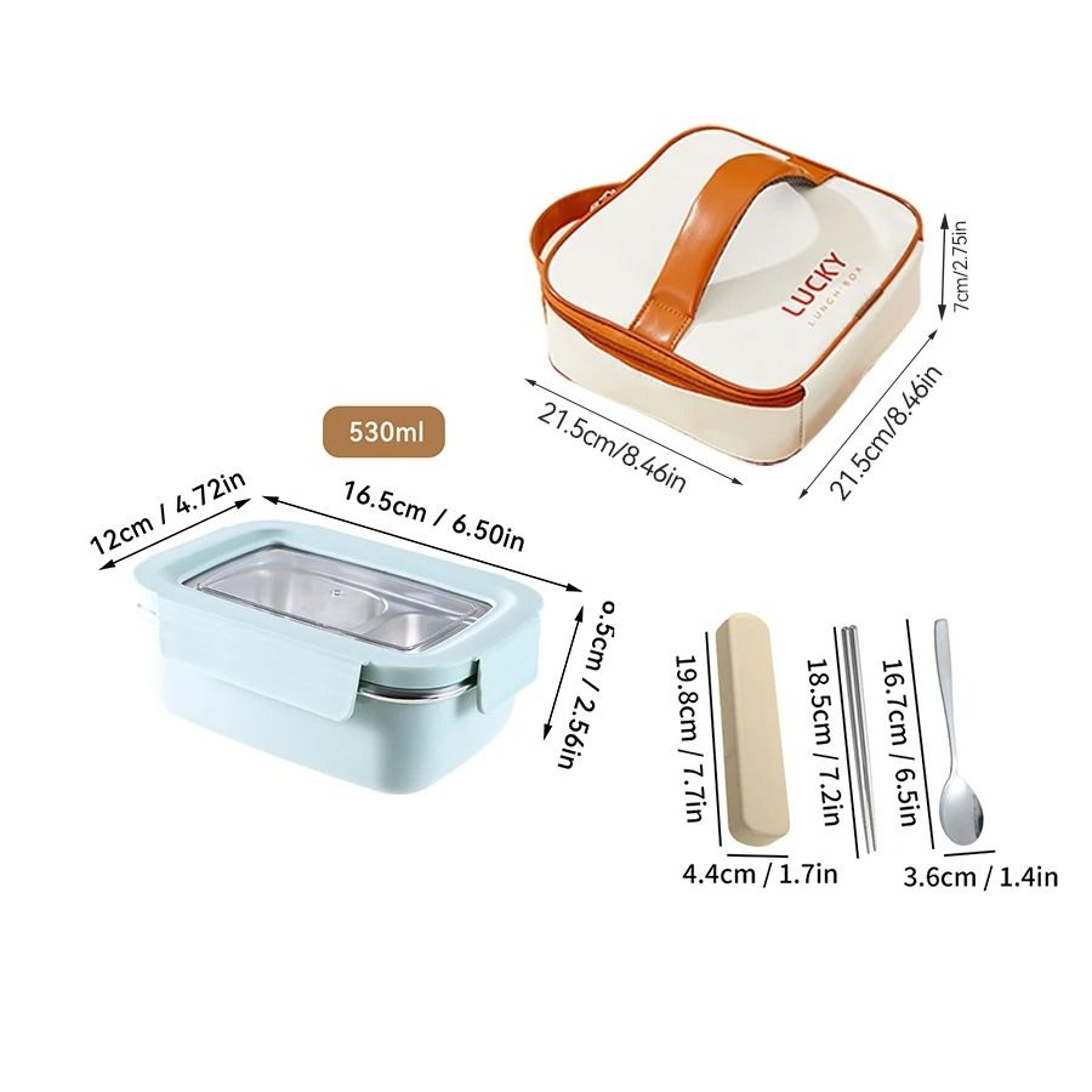 Stainless Steel Lunch Box Leak Proof Divided Microwave Safe Bento Container 14