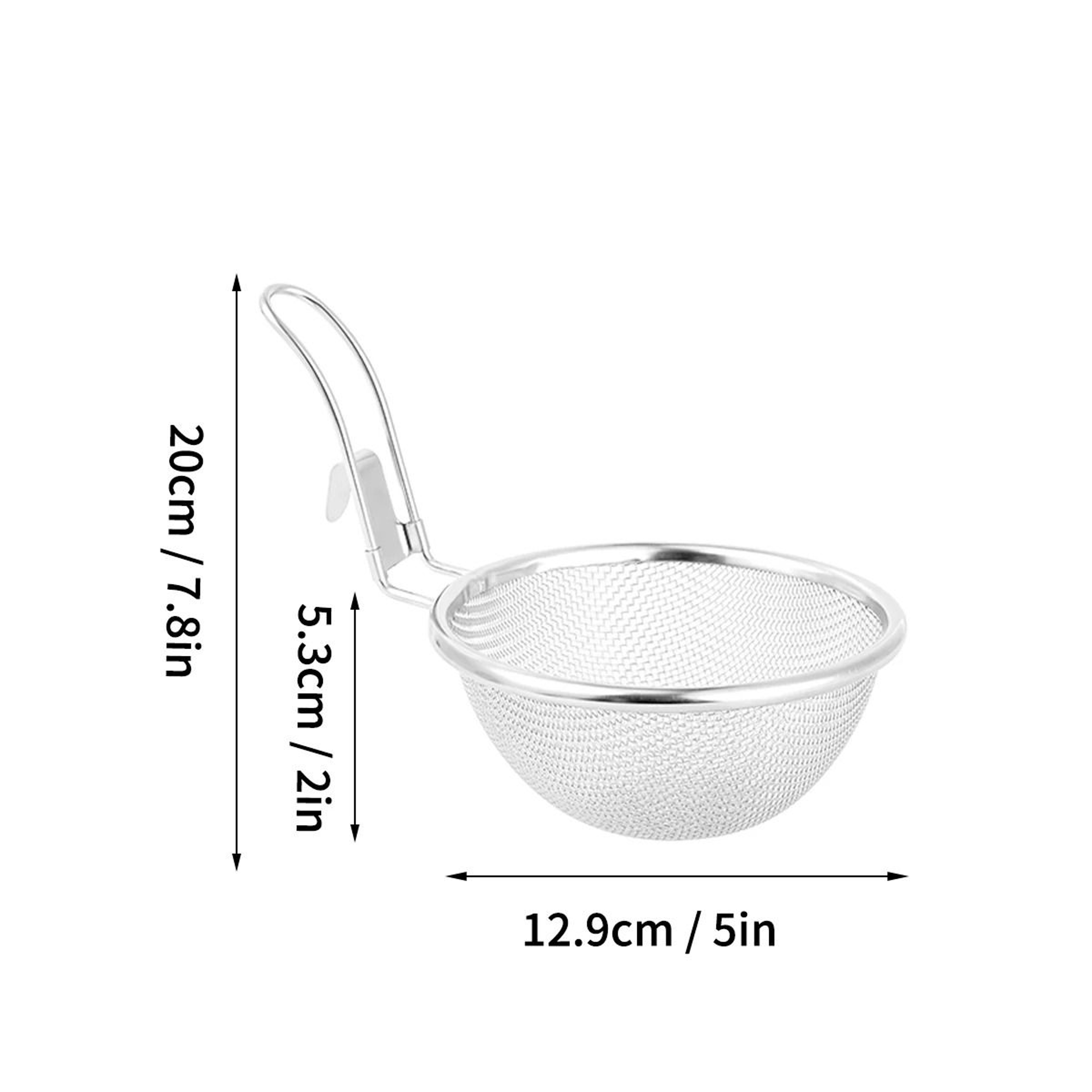 Stainless Steel Colander Fine Mesh Noodle Strainer For Hot Pot And Cooking 2