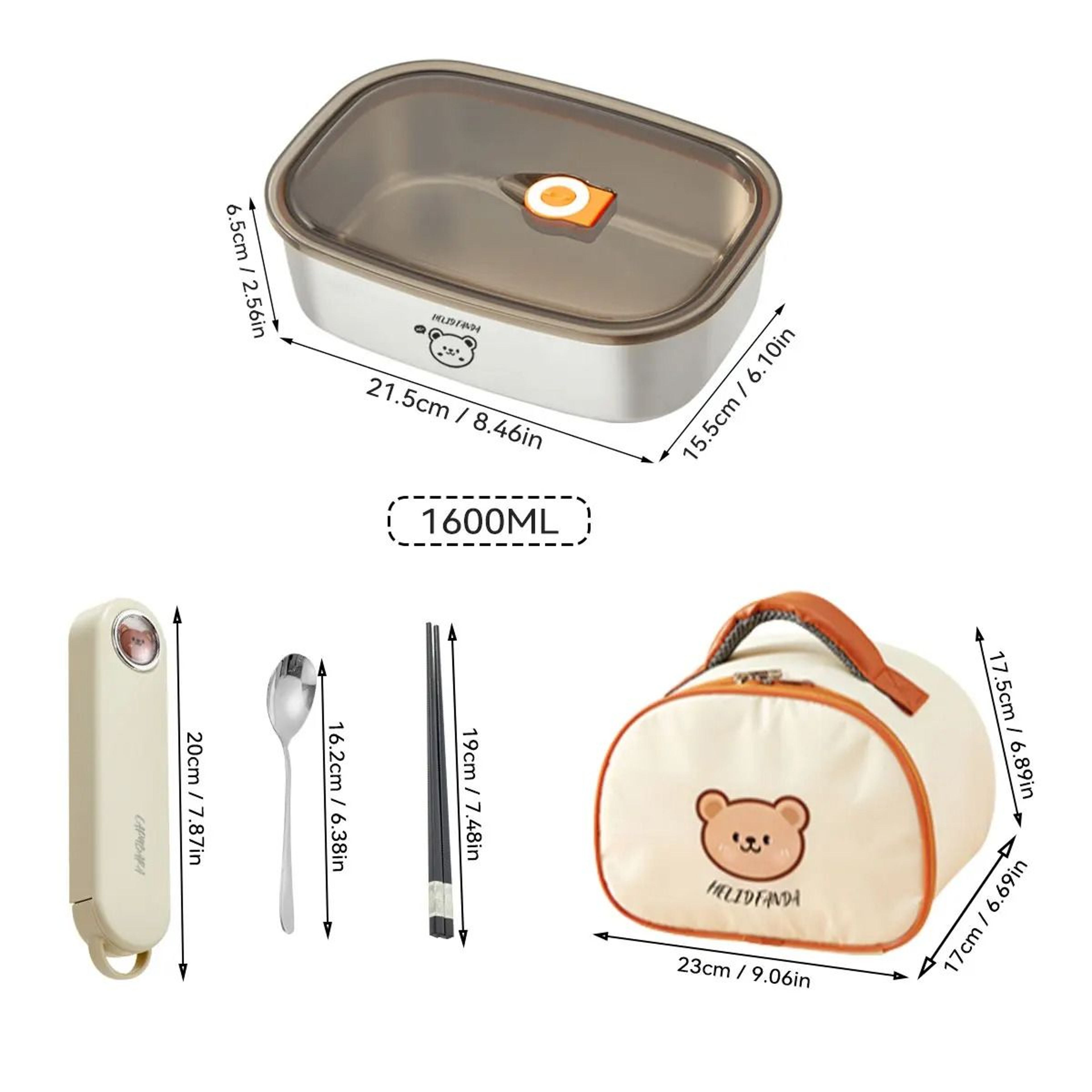 Stainless Steel Sealed Lunch Container Portable Bento Box For Kids And Students 4