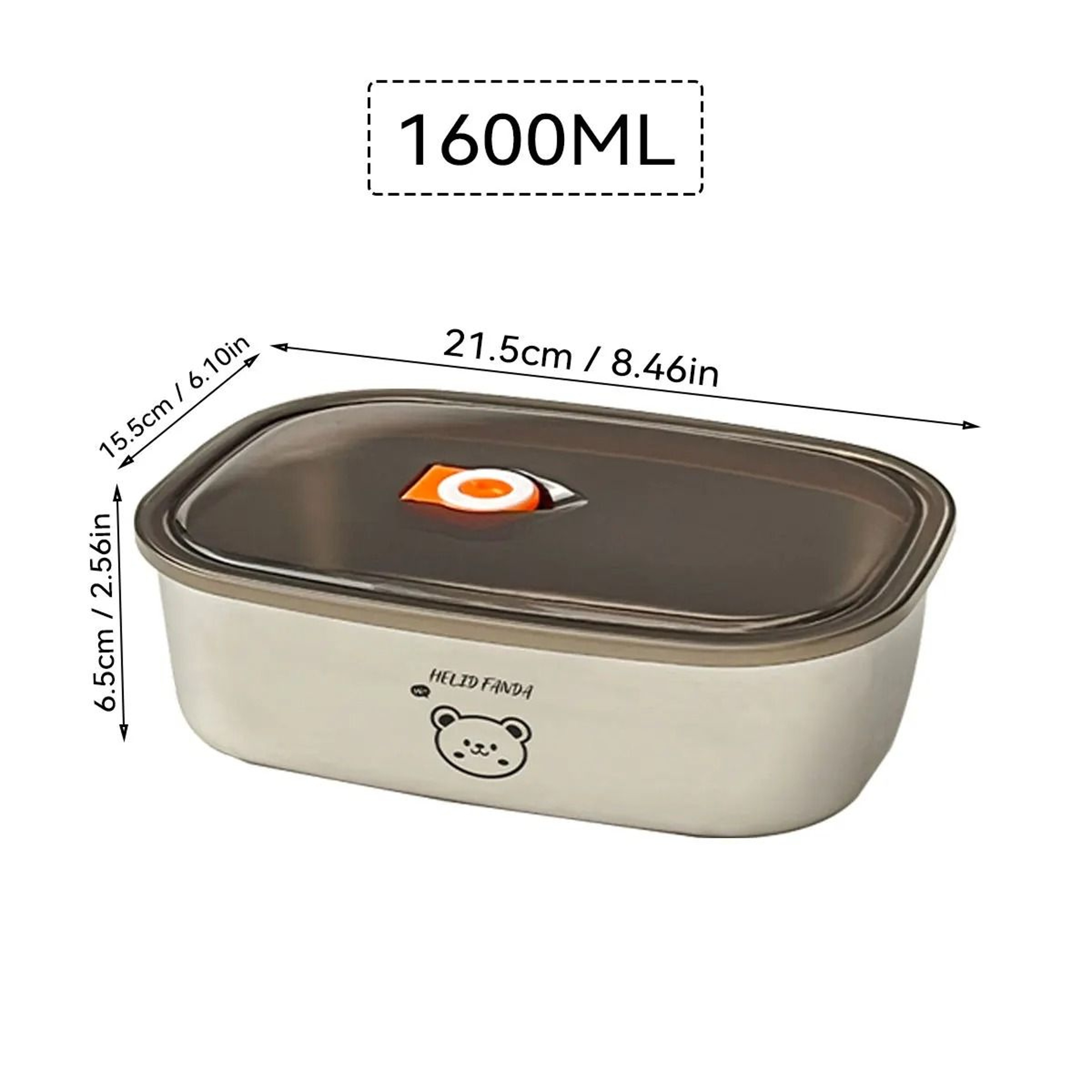 Stainless Steel Sealed Lunch Container Portable Bento Box For Kids And Students 2