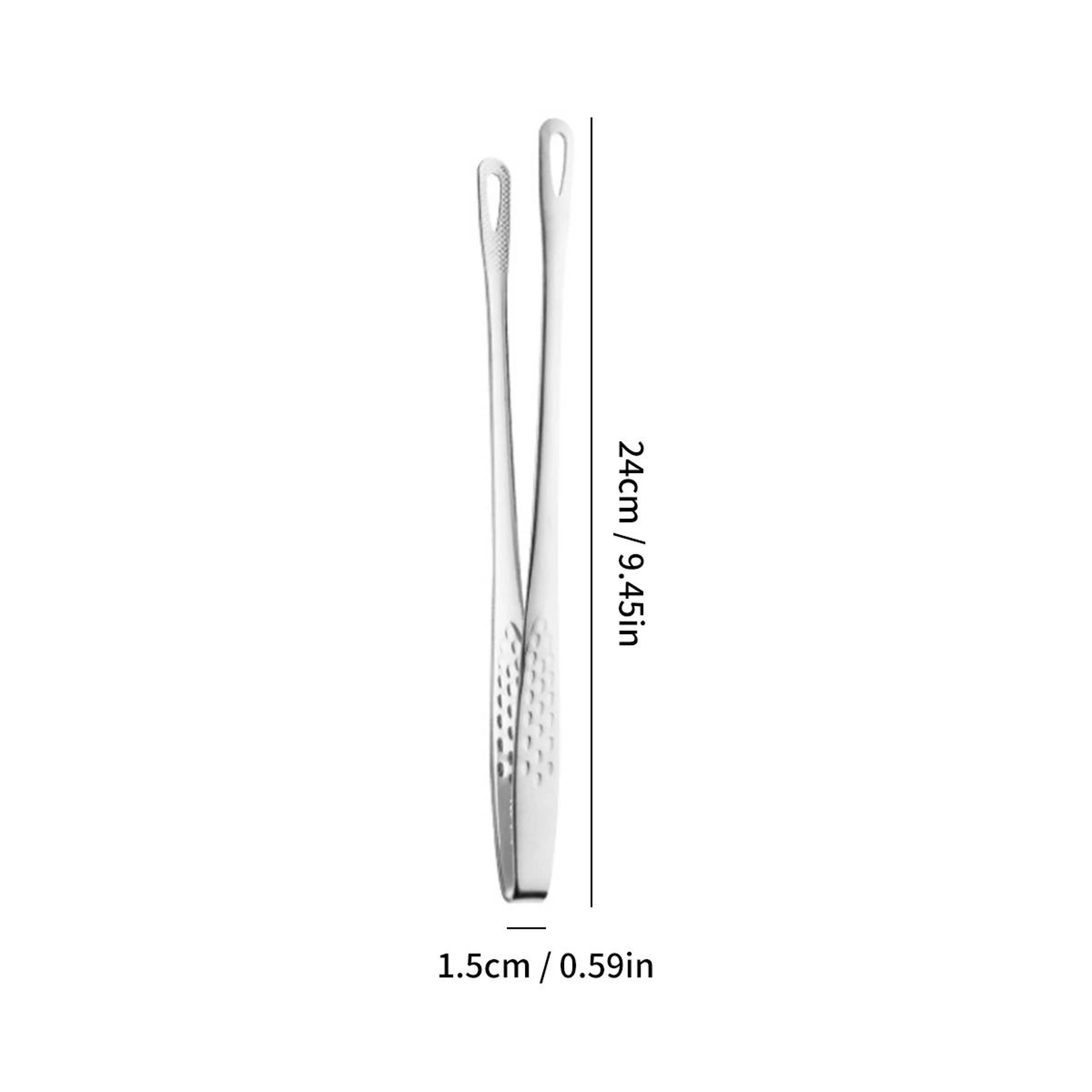 Stainless Steel Non Slip Long Handle BBQ Grill Tongs For Cooking 1