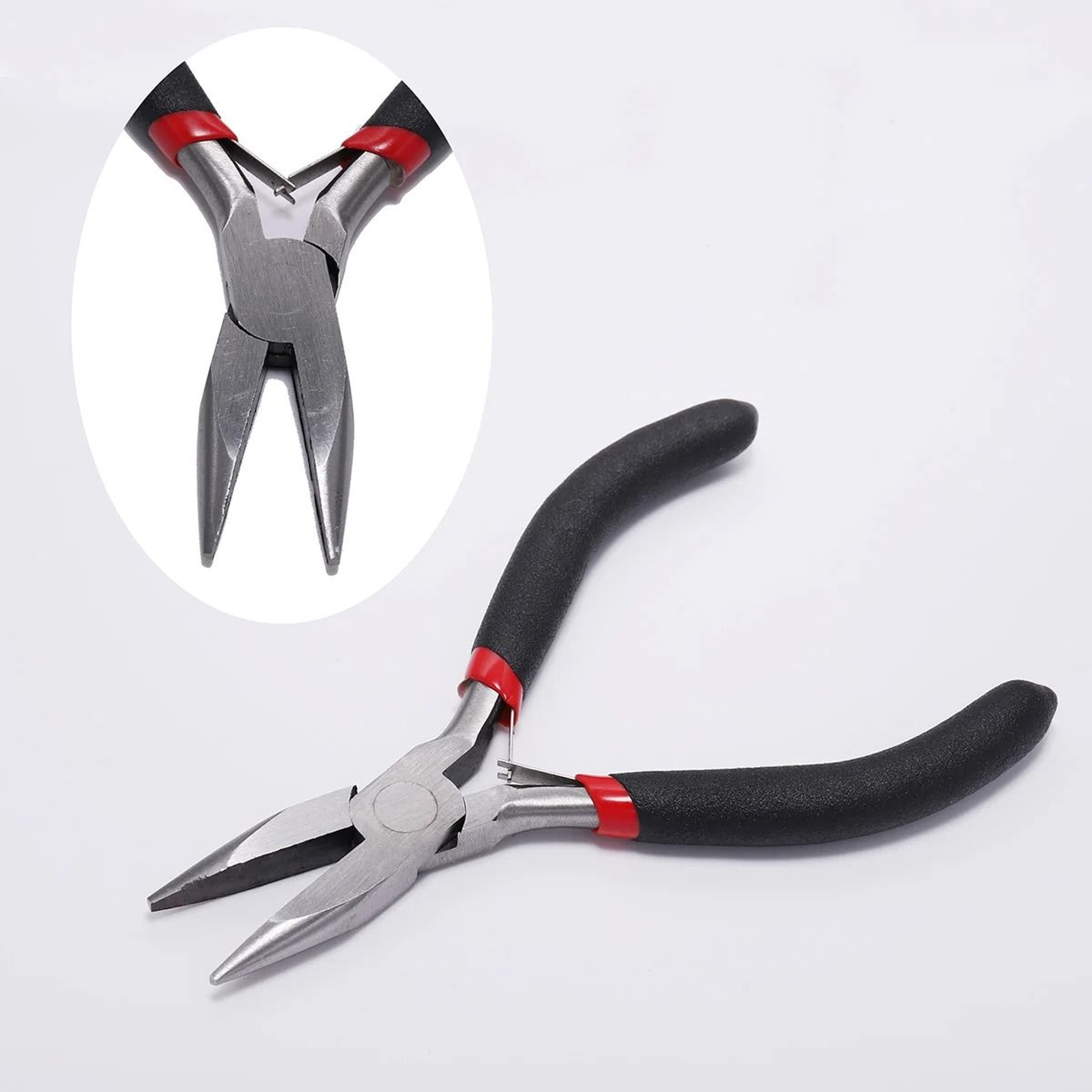 Carbon Hardened Steel Round Nose End Cutting Jewelry Making Pliers Tool 5