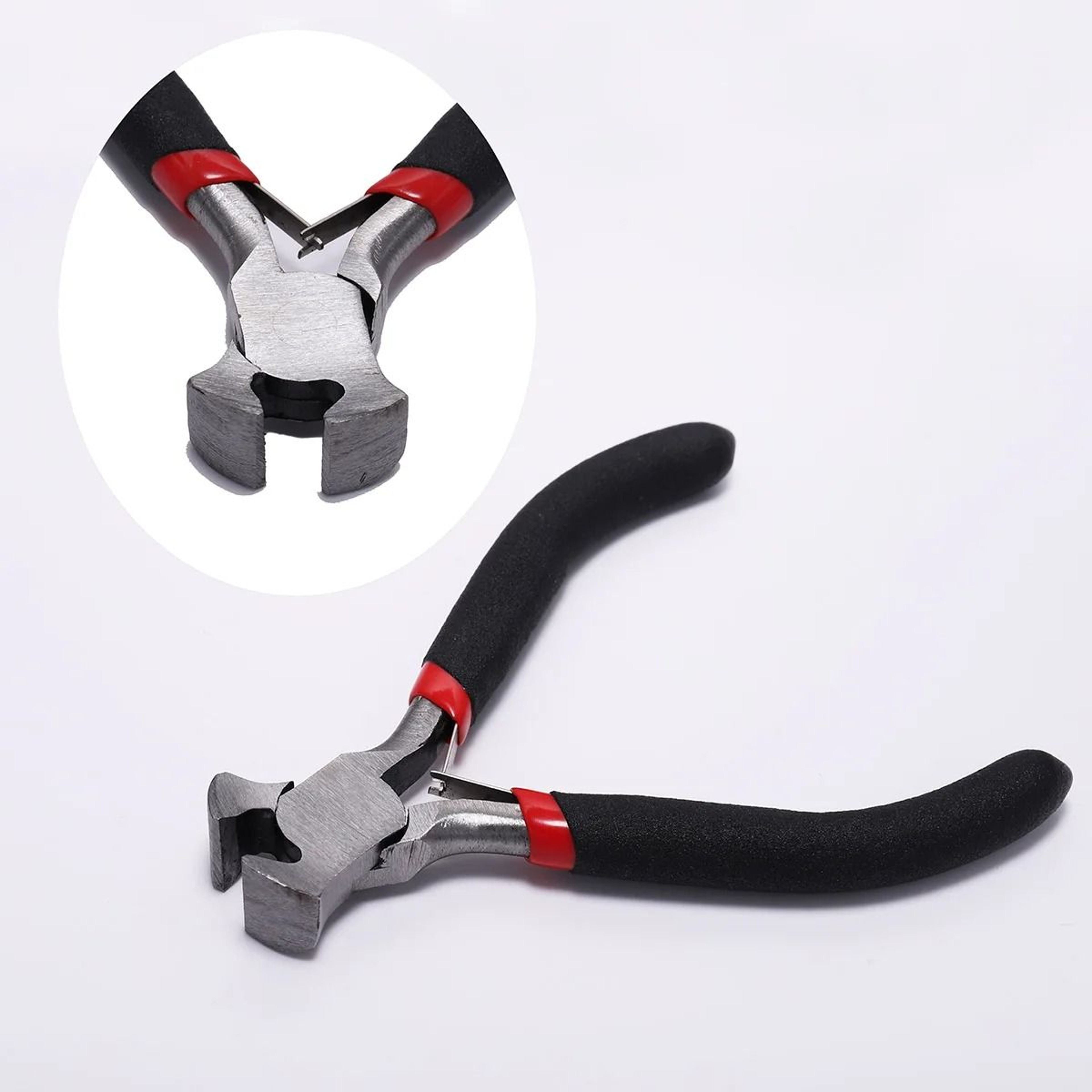 Carbon Hardened Steel Round Nose End Cutting Jewelry Making Pliers Tool 3