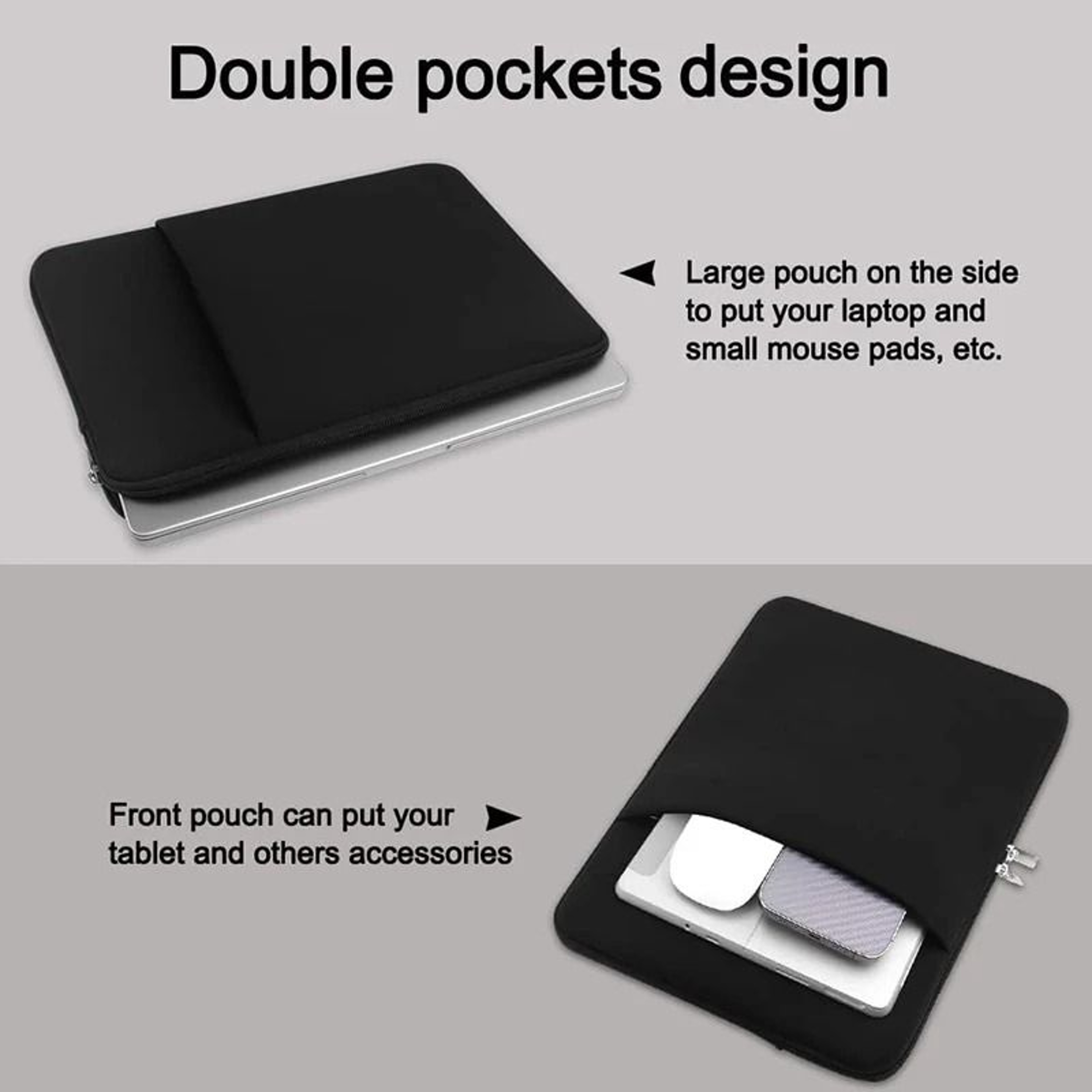 Protective Laptop Sleeve Case For MacBook And Notebook Computers 4