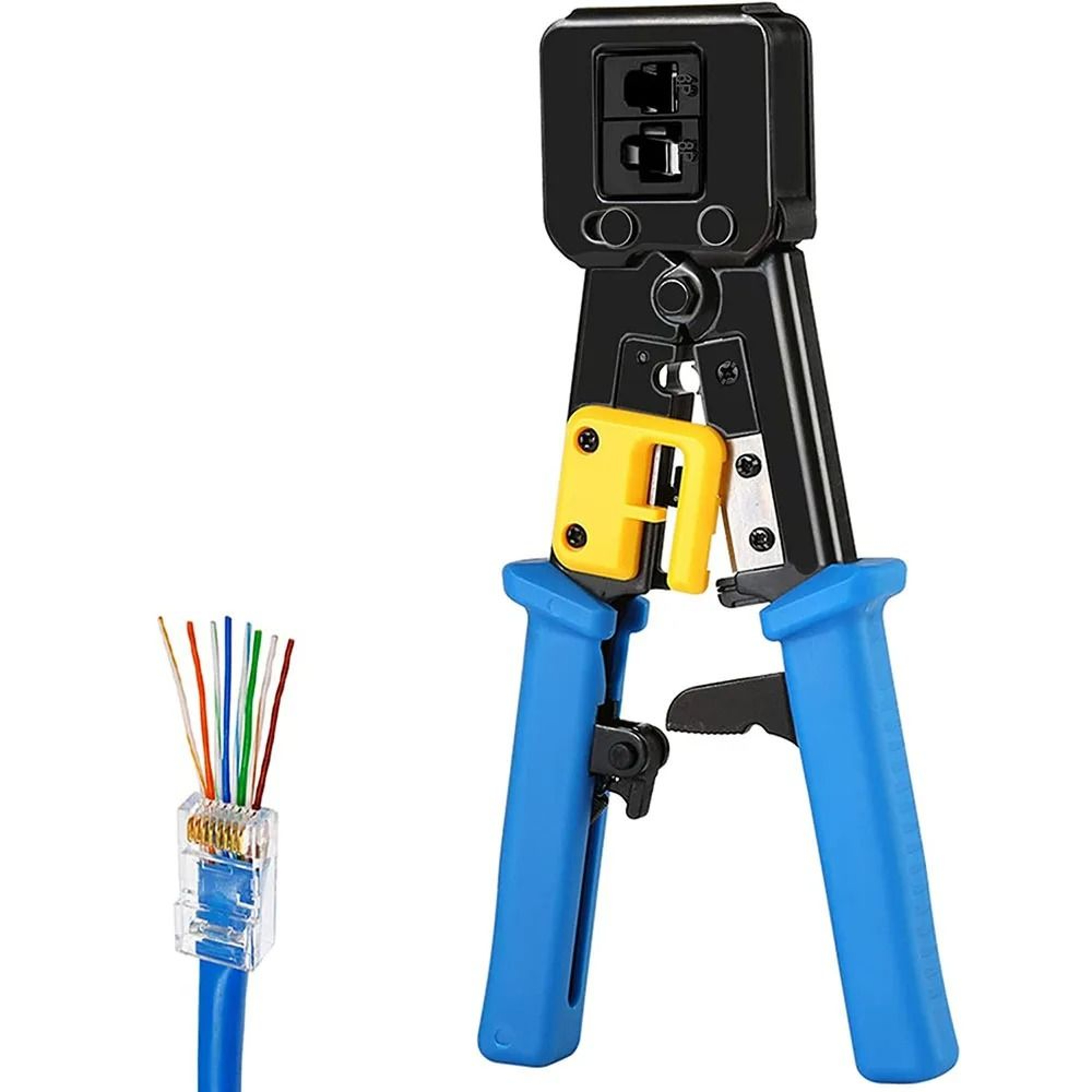 Multi Function RJ45 Crimping Tool Network Cable Crimper And Stripper Pliers 6