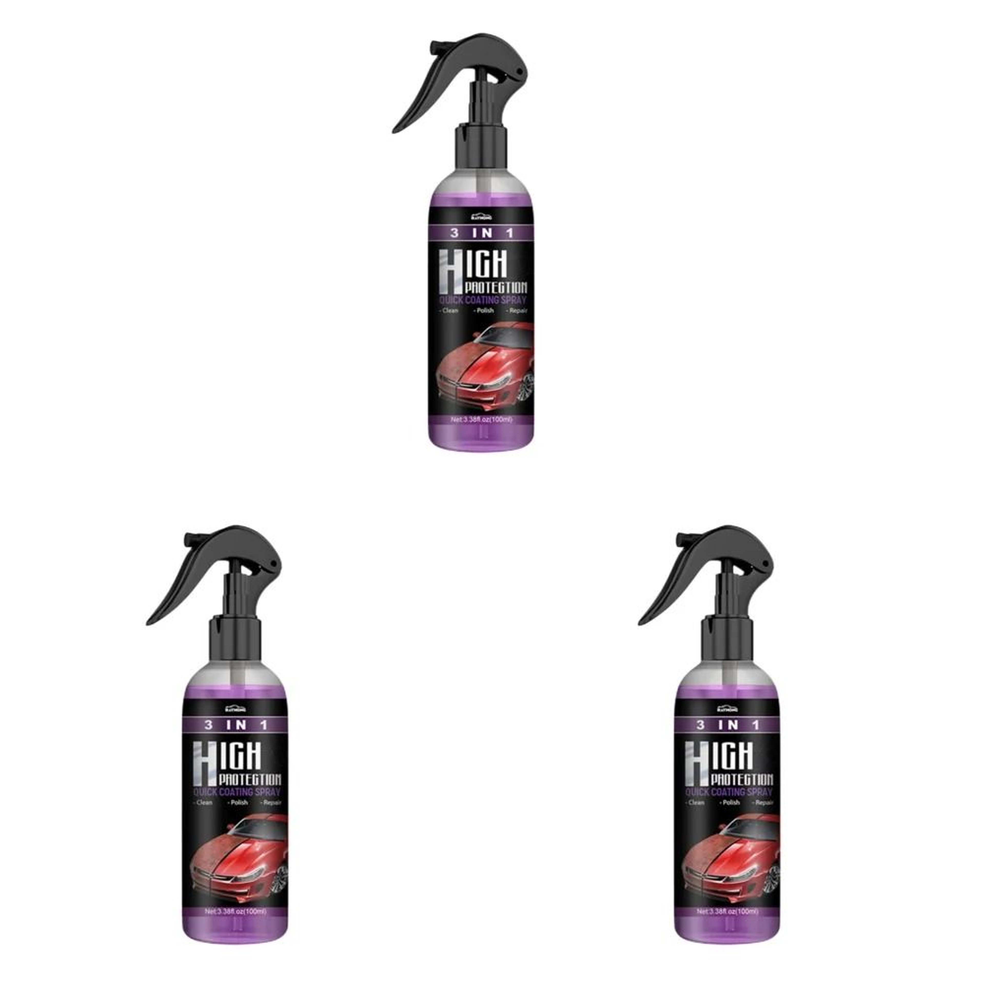 3 In 1 Ceramic Coating Spray Nano Ceramic Car Scratch Restorer 3