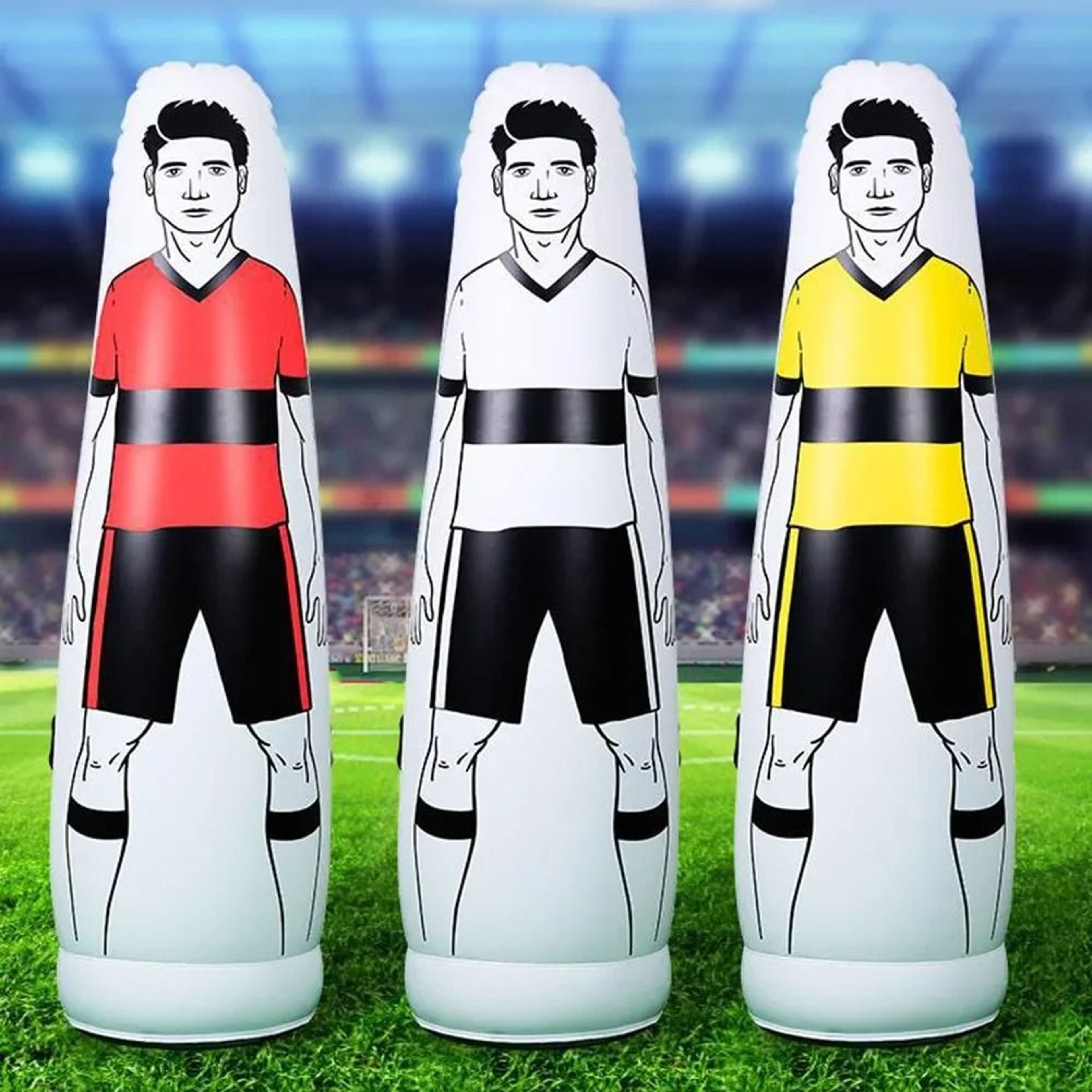 Inflatable Soccer Training Mannequin Free Kick Practice Dummy 160cm 9