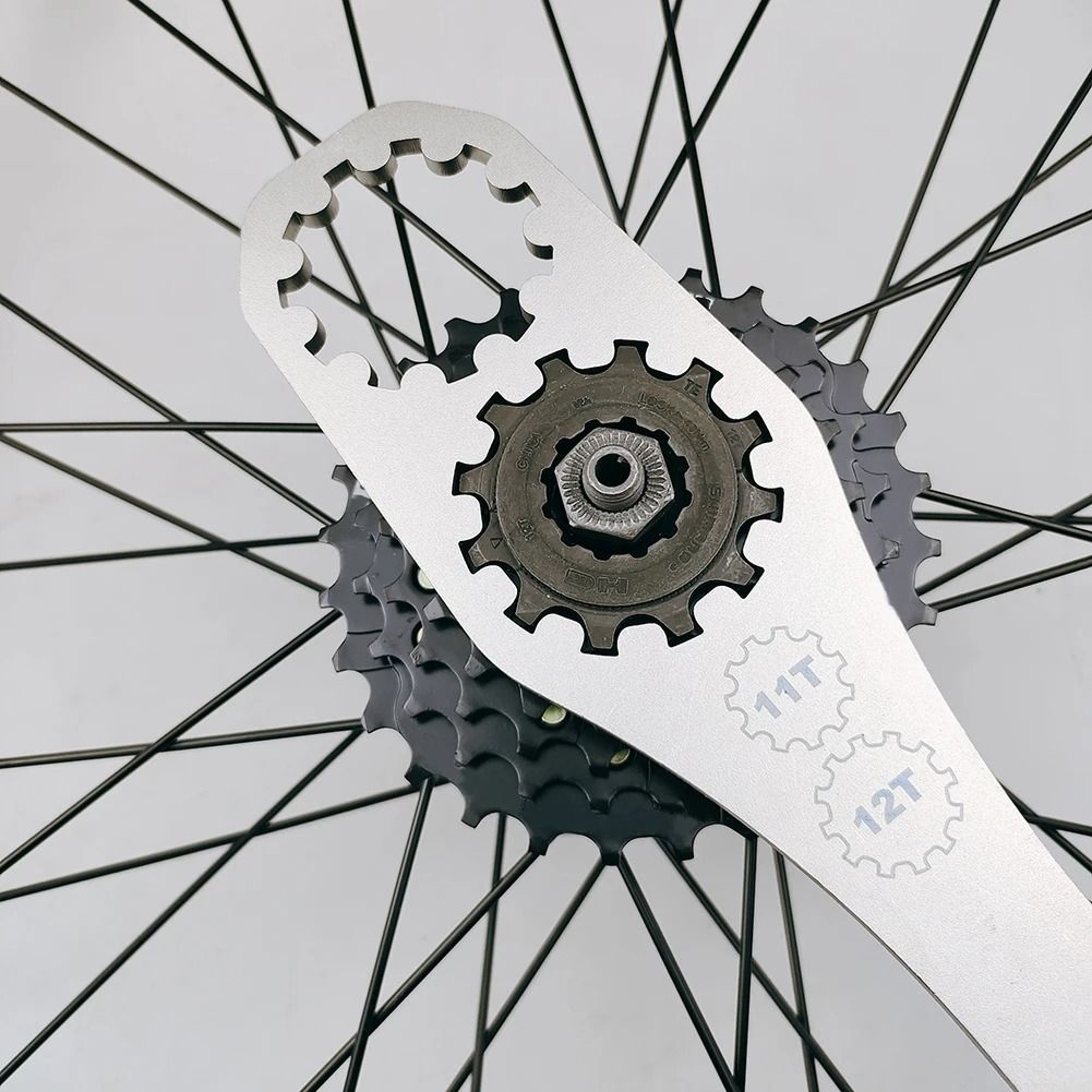 Stainless Steel Bicycle Cassette Removal Tool Flywheel Fixed Wrench 4