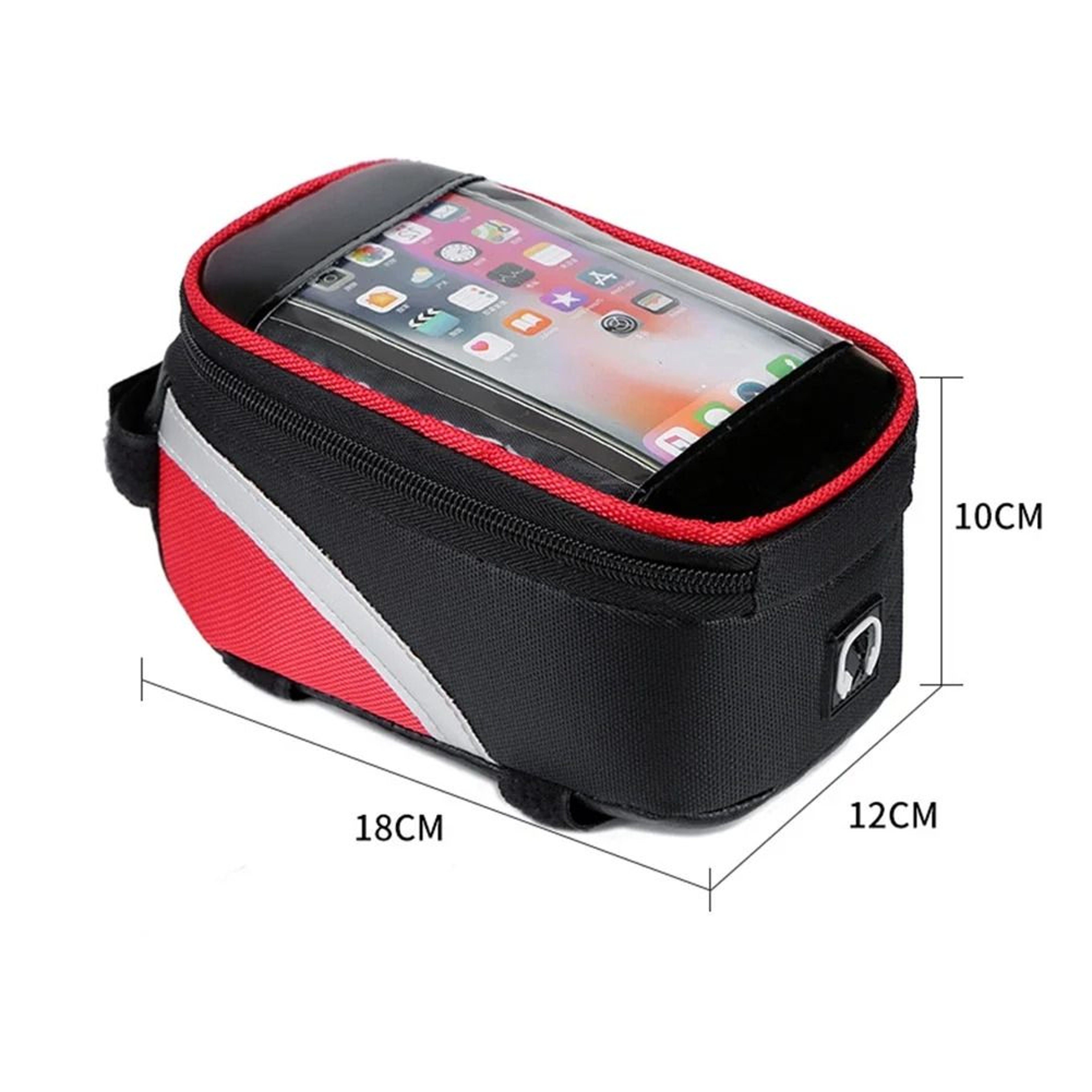 Waterproof Bike Frame Bag Touch Screen Bicycle Phone Holder Top Tube Bag 2