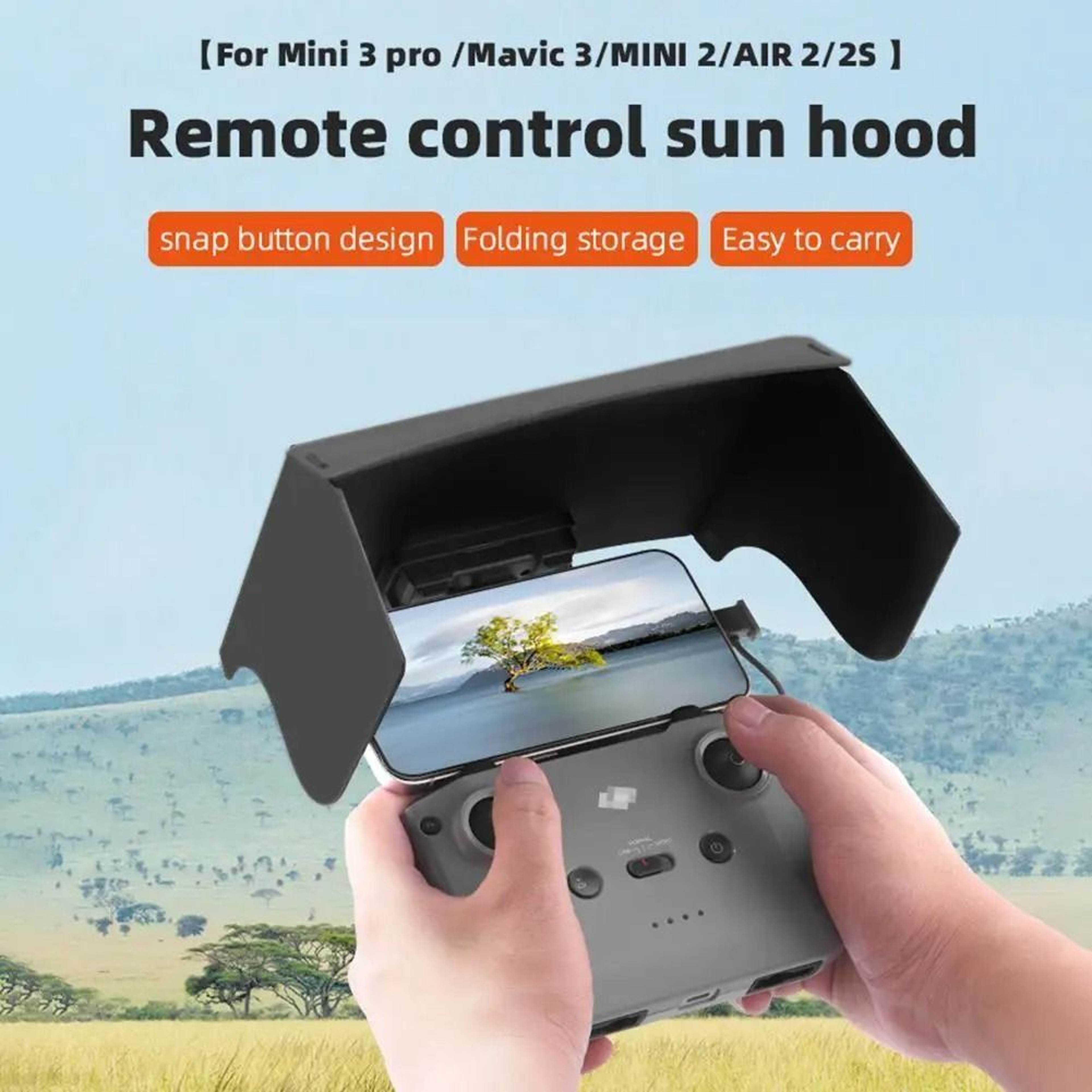 DJI Controller Sun Hood Drone Remote Sunshade For RC N1 And DJI Mavic Series 7