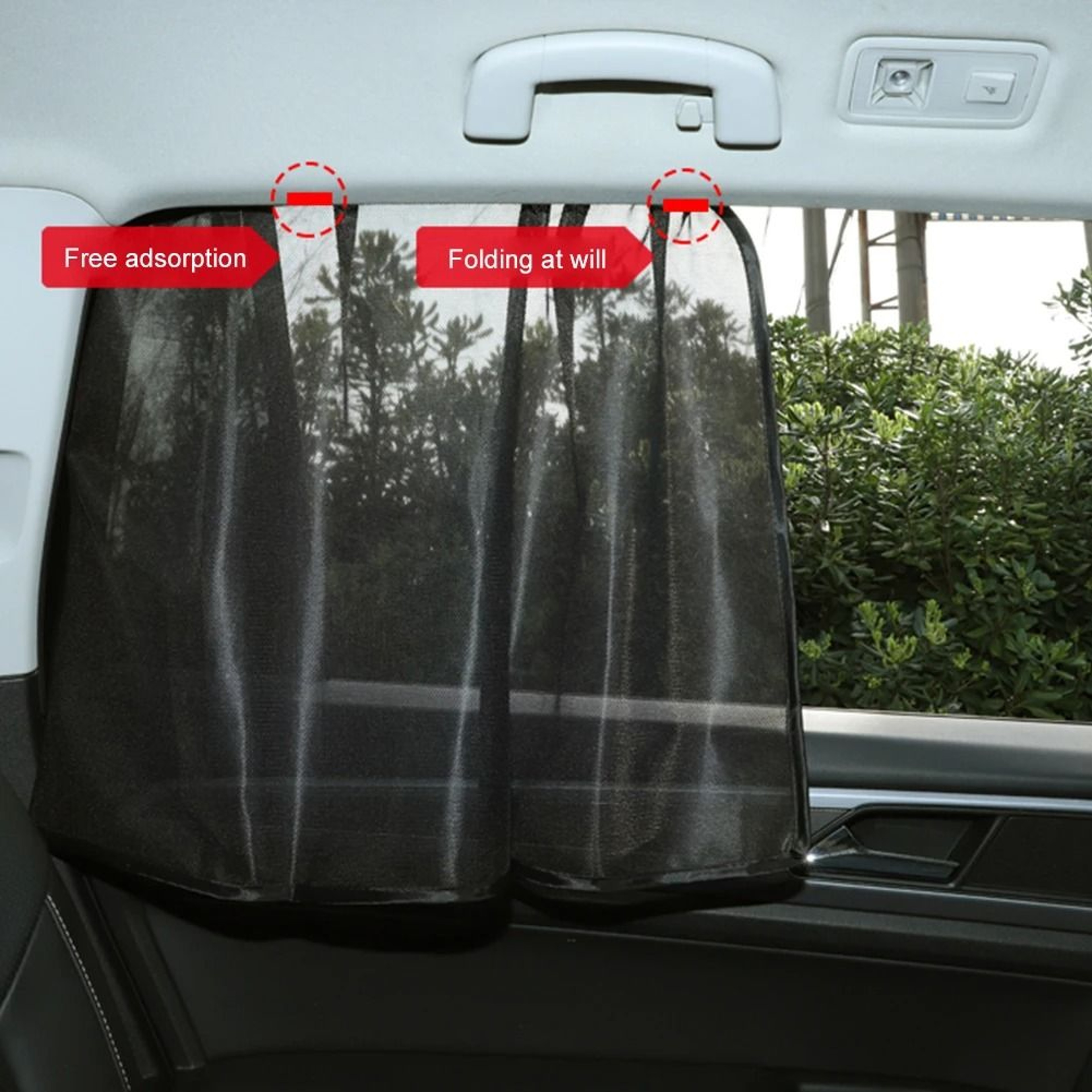 Magnetic Car Window Sun Shade UV Protection Auto Side Window Sunshade Cover 5