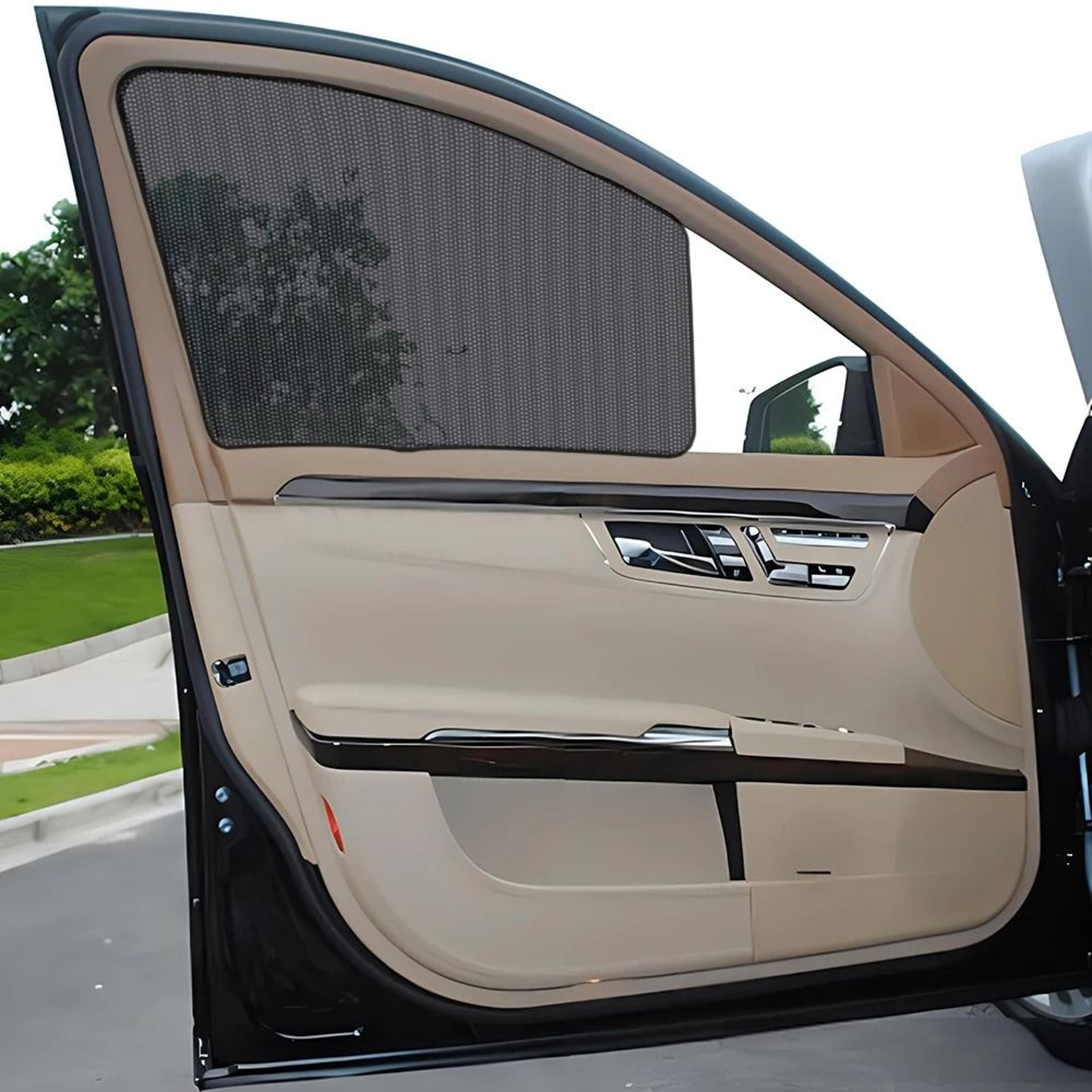 Magnetic Car Window Sun Shade UV Protection Auto Side Window Sunshade Cover 7