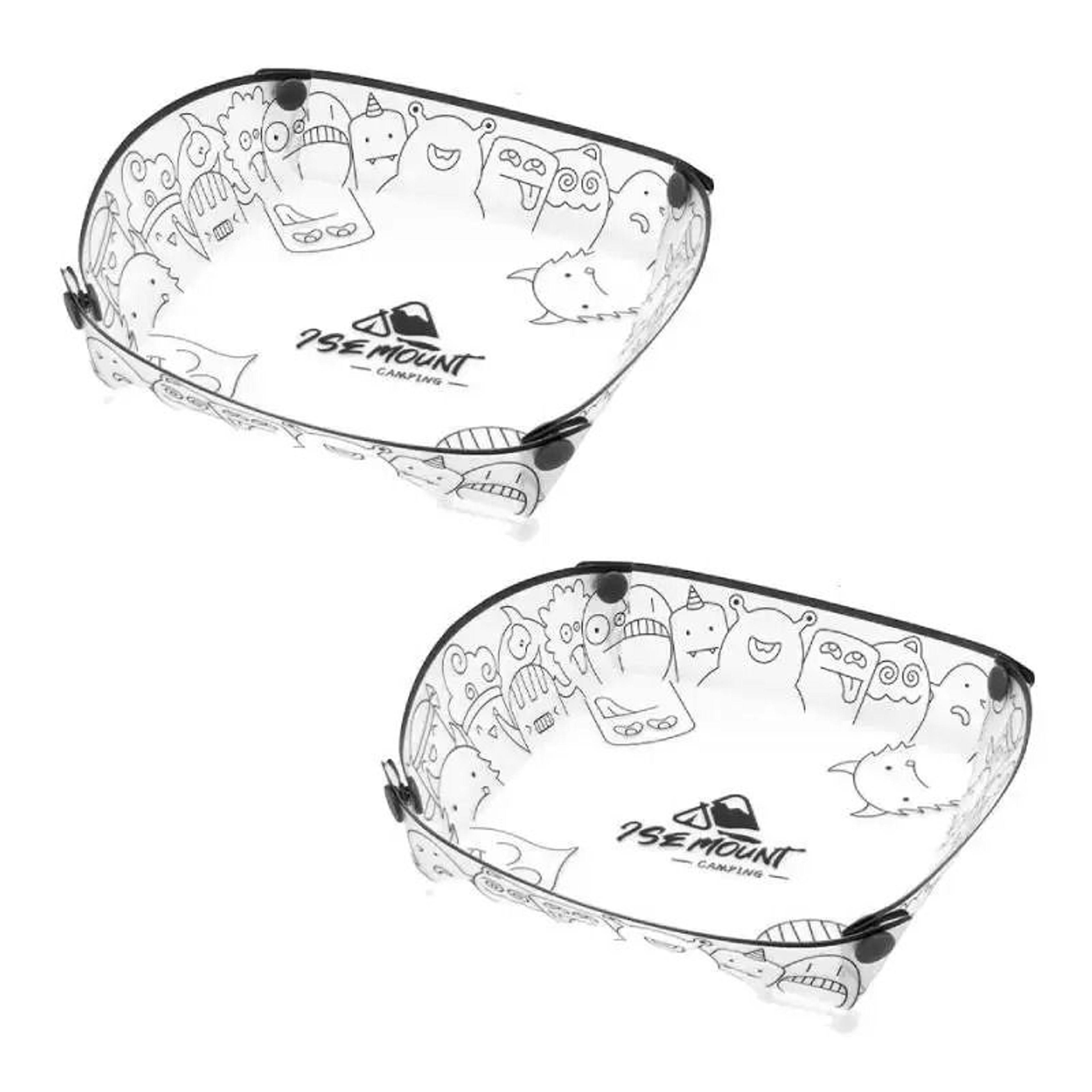 Collapsible Camping Bowl Set Foldable Outdoor Tableware For Travel And Picnic 6
