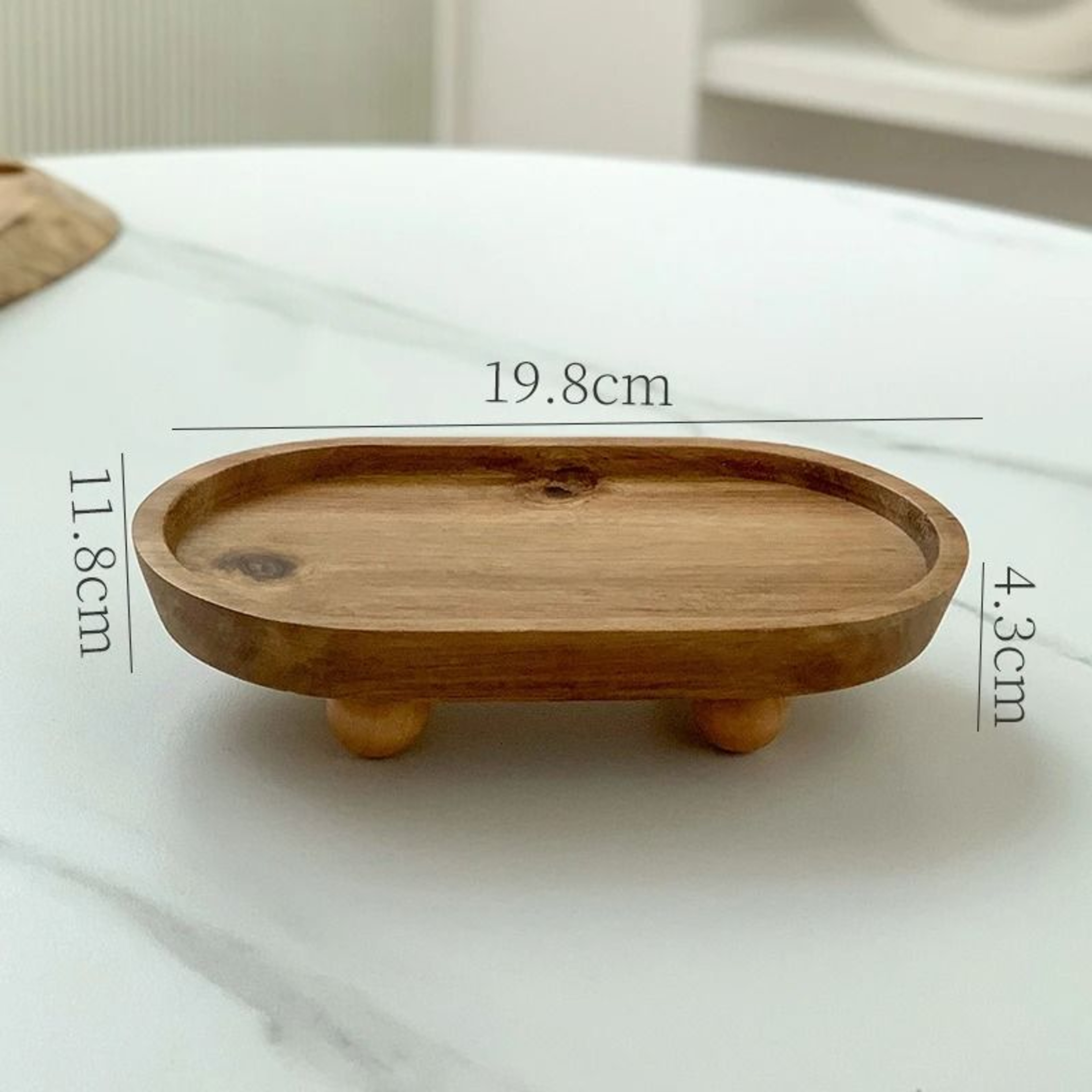 Mini Bamboo Tray Coaster Wood Saucer For Coffee Cups And Flower Pots 17