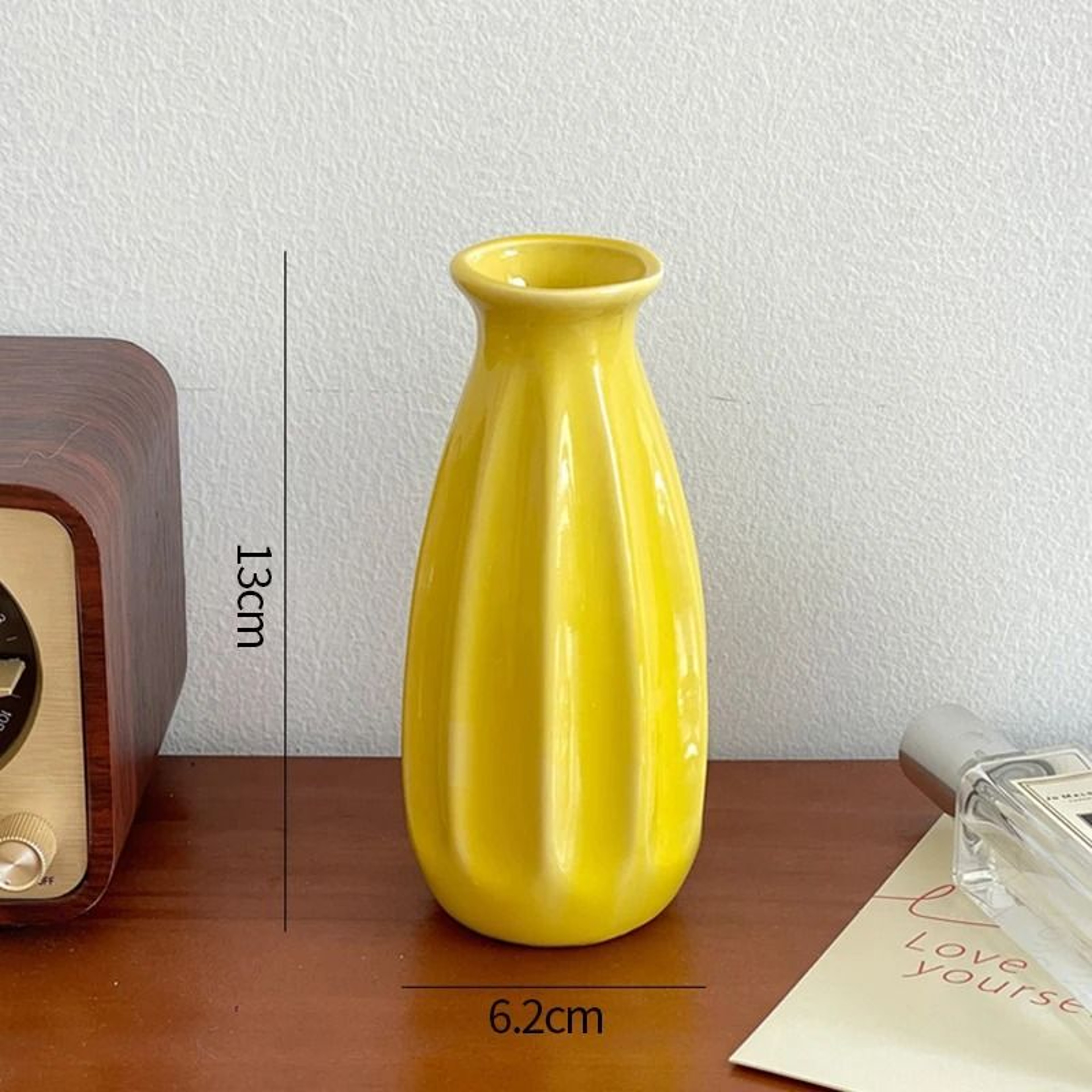 Modern Candy Color Ceramic Bud Vase For Desktop Home Decor 11