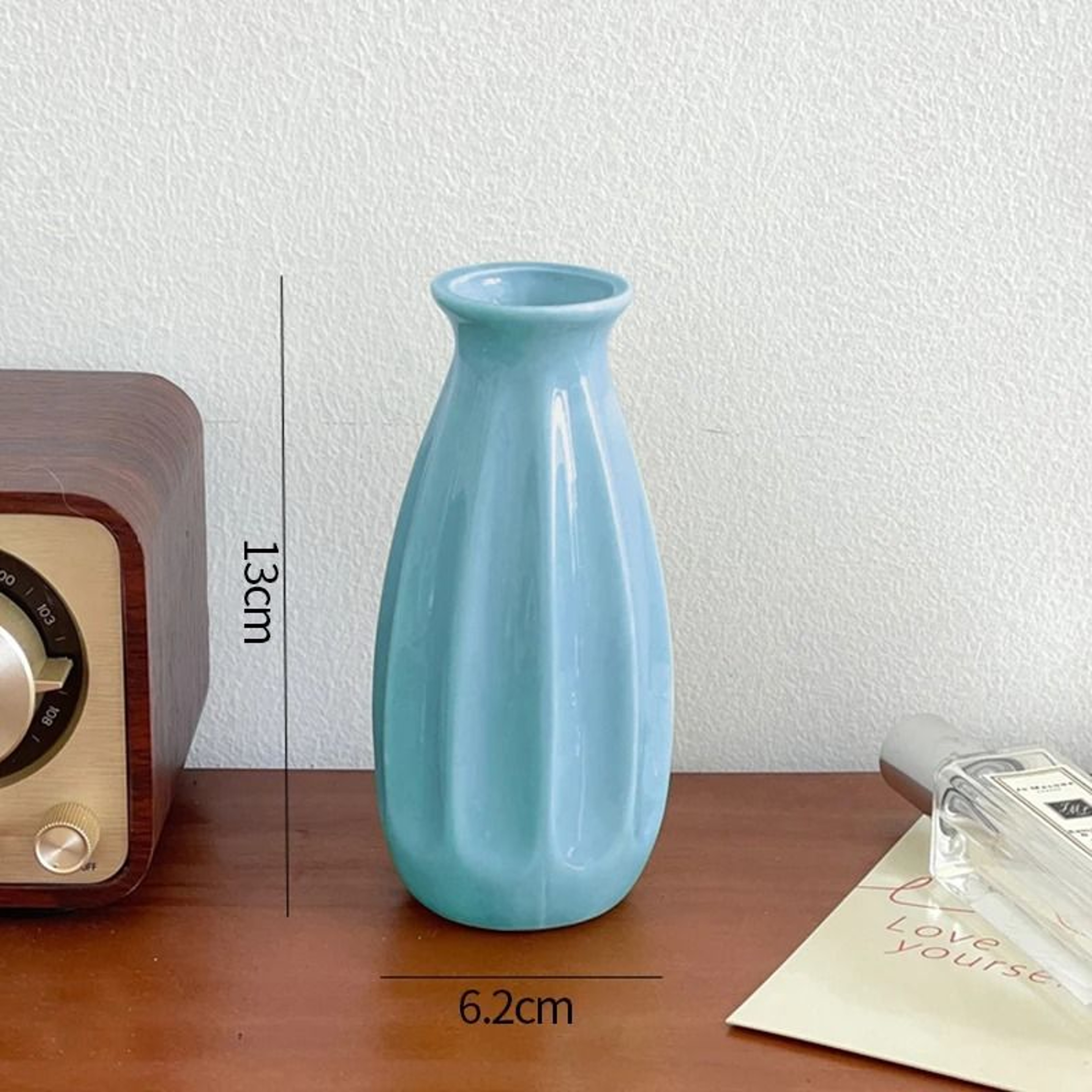Modern Candy Color Ceramic Bud Vase For Desktop Home Decor 9