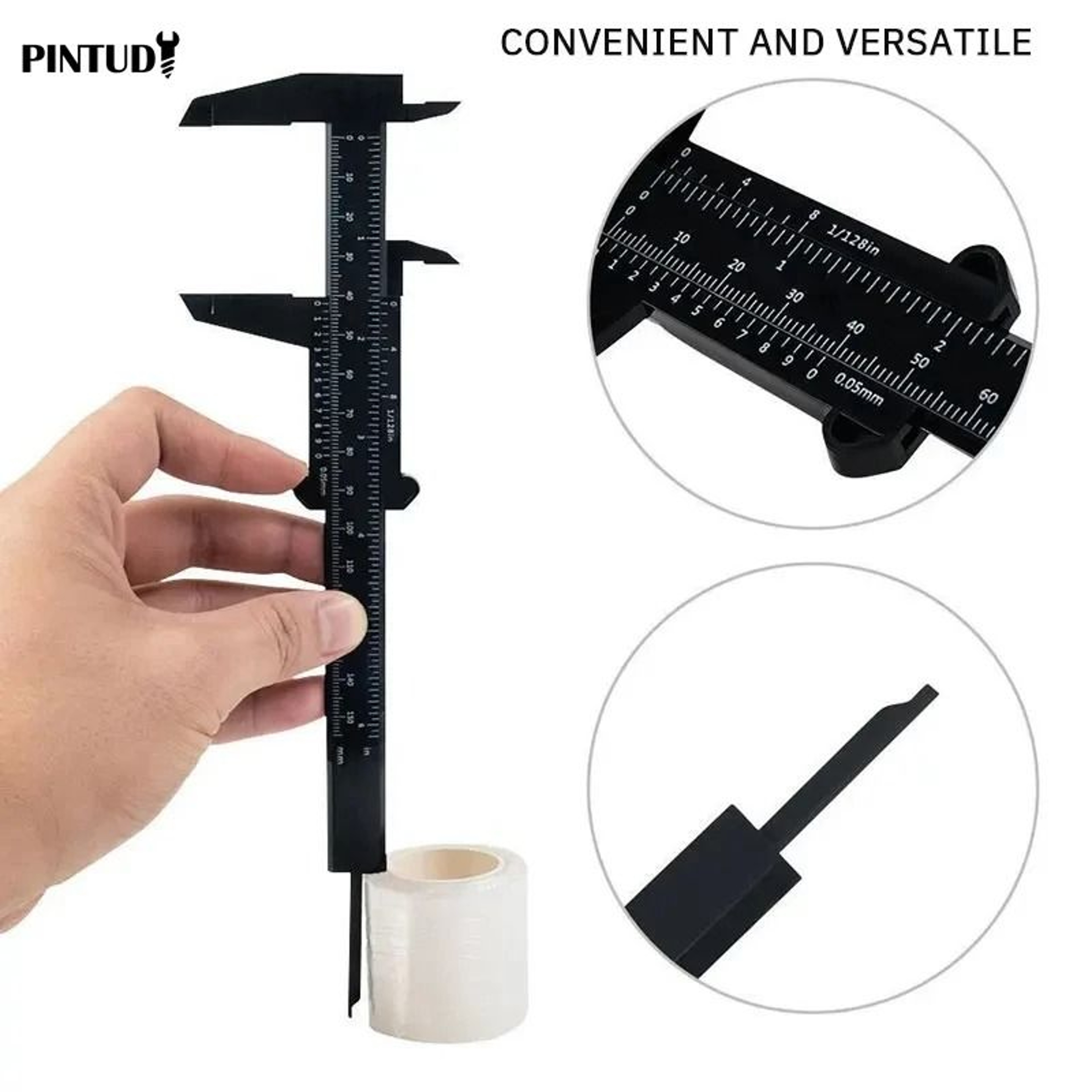 Digital Vernier Caliper 0 To 150mm Lightweight Plastic Measuring Tool 10