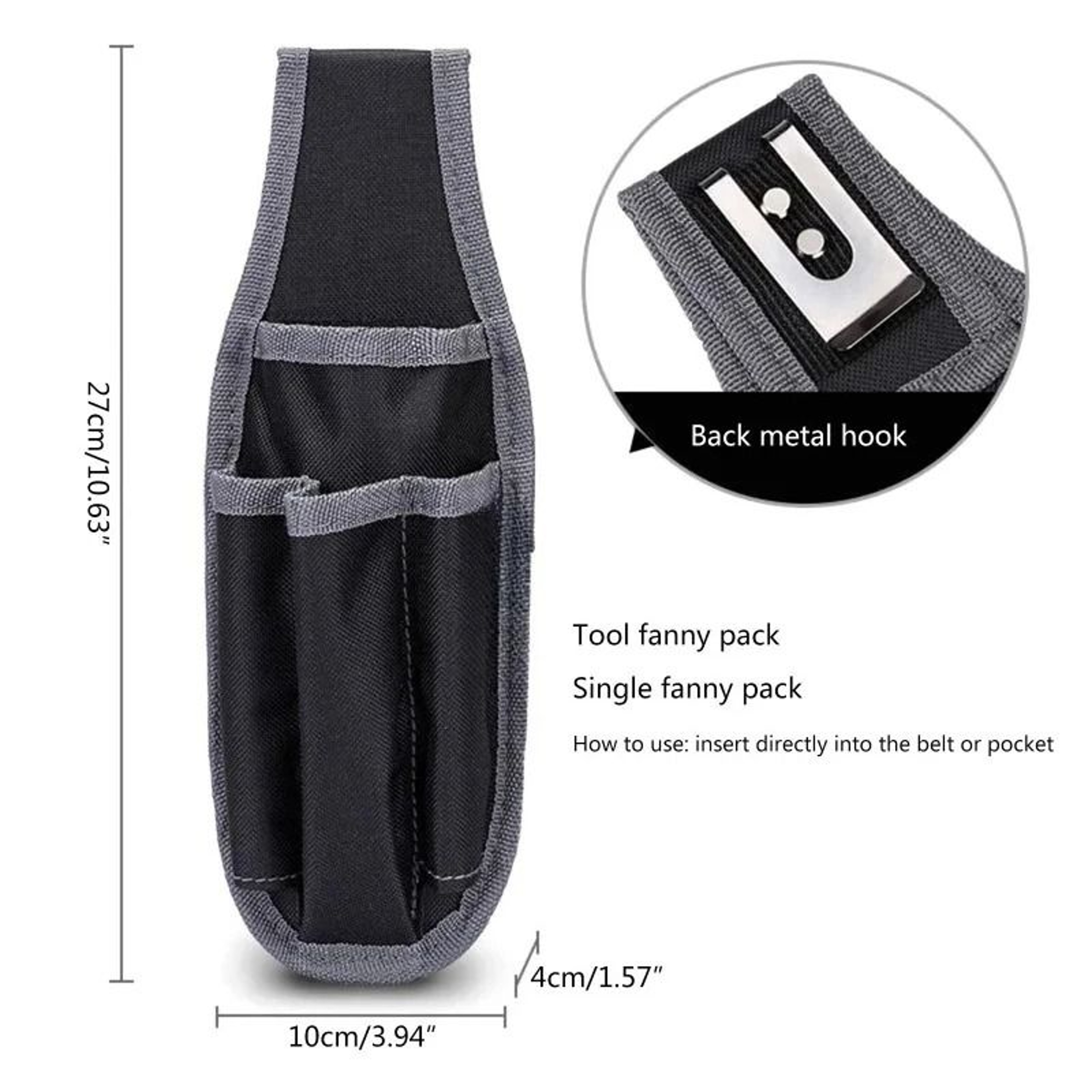 Portable Waist Tool Pouch Durable Tool Belt Bag For Electricians And Handymen 3