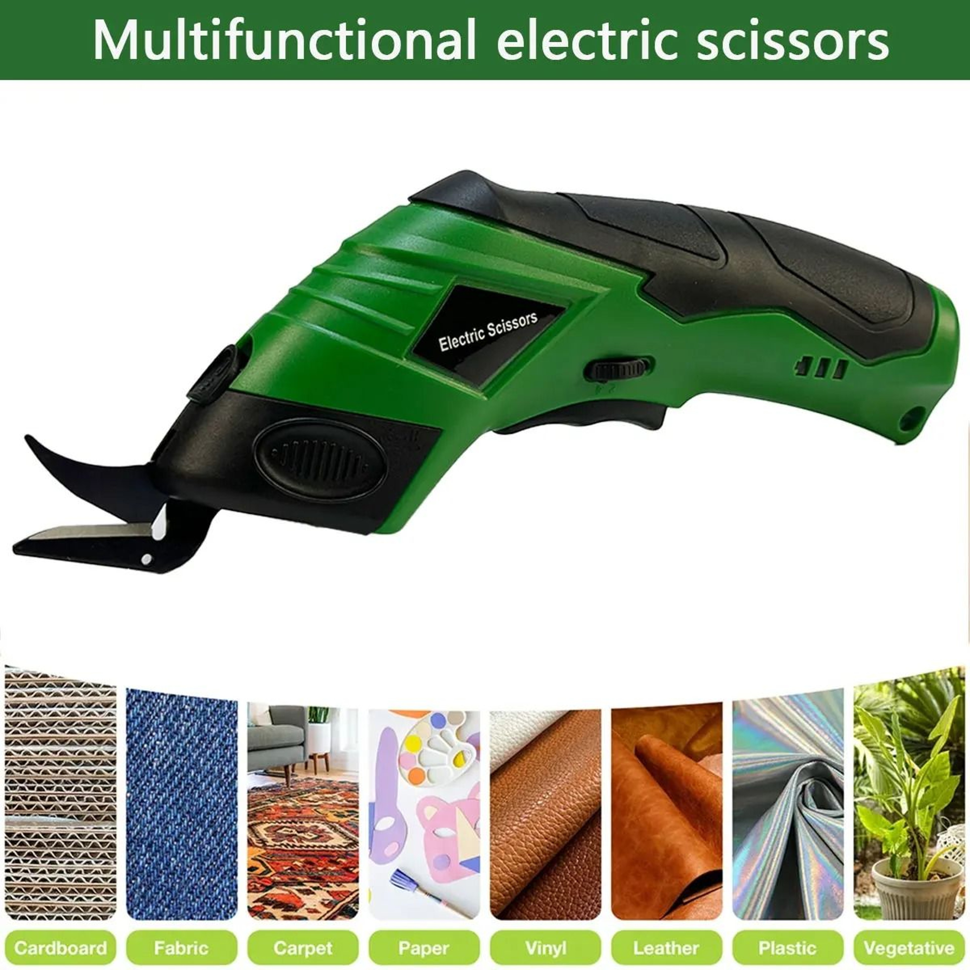 Cordless Electric Scissors USB Rechargeable Fabric And Leather Cutting Tool For Sewing And DIY 5