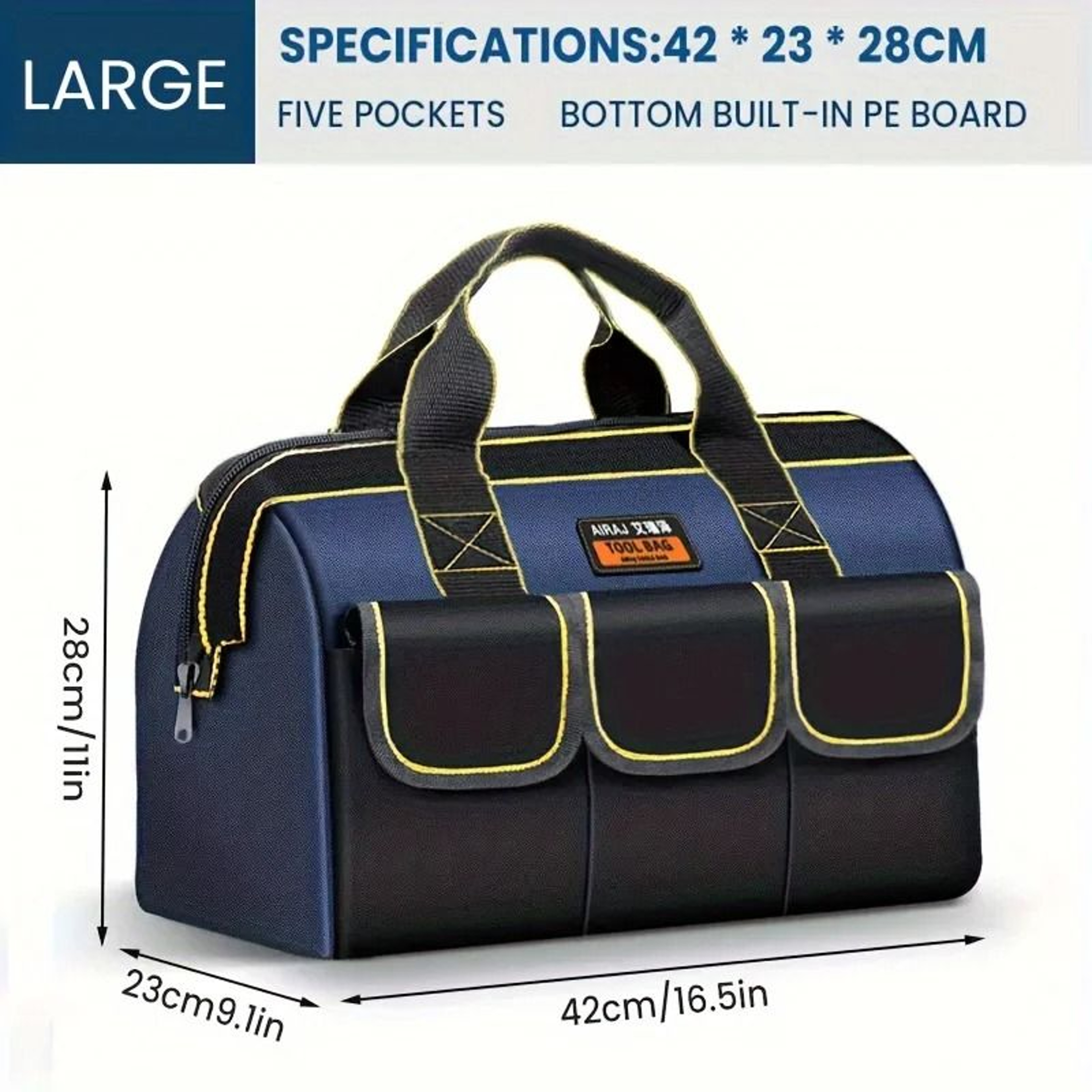 AIRAJ Multifunctional Tool Bag Waterproof Electrician Storage Bag With High Capacity Design 2