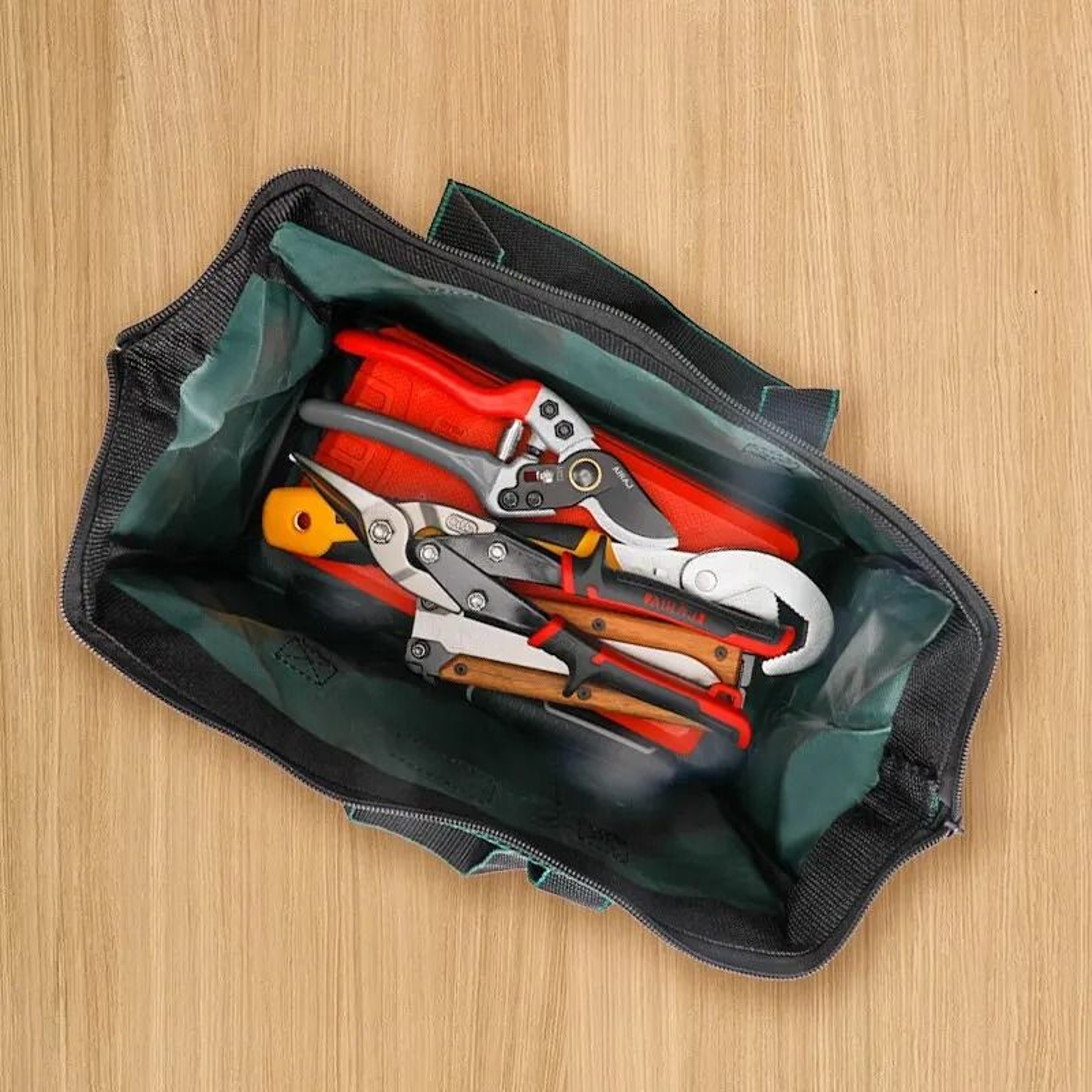 AIRAJ 13 Inch Electrician Tool Bag Multifunctional Oxford Storage Portable Handheld Organizer 6