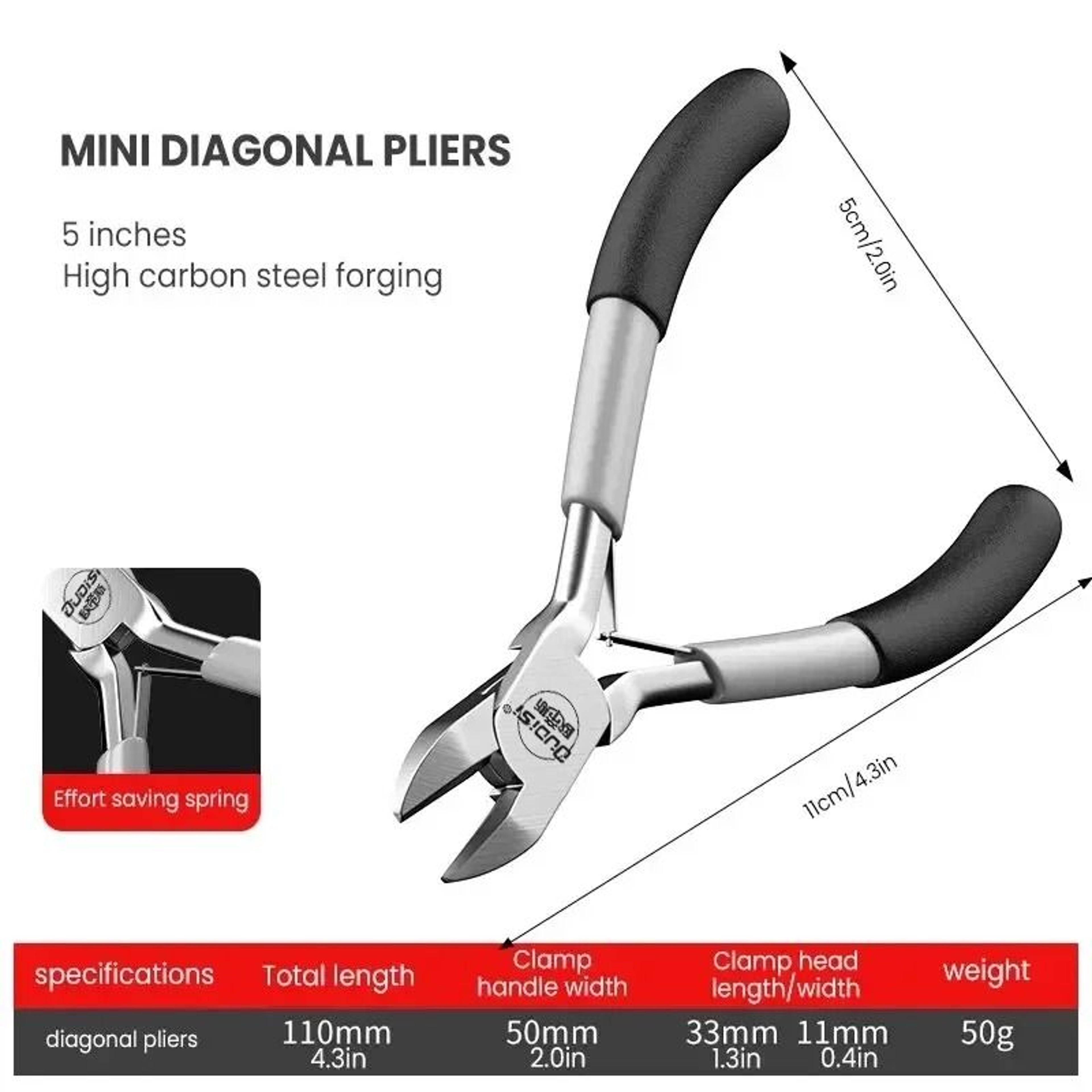 Mini Needle Nose Pliers Set Extended Flat Mouth And Oblique Wire Binding Hand Tools 7