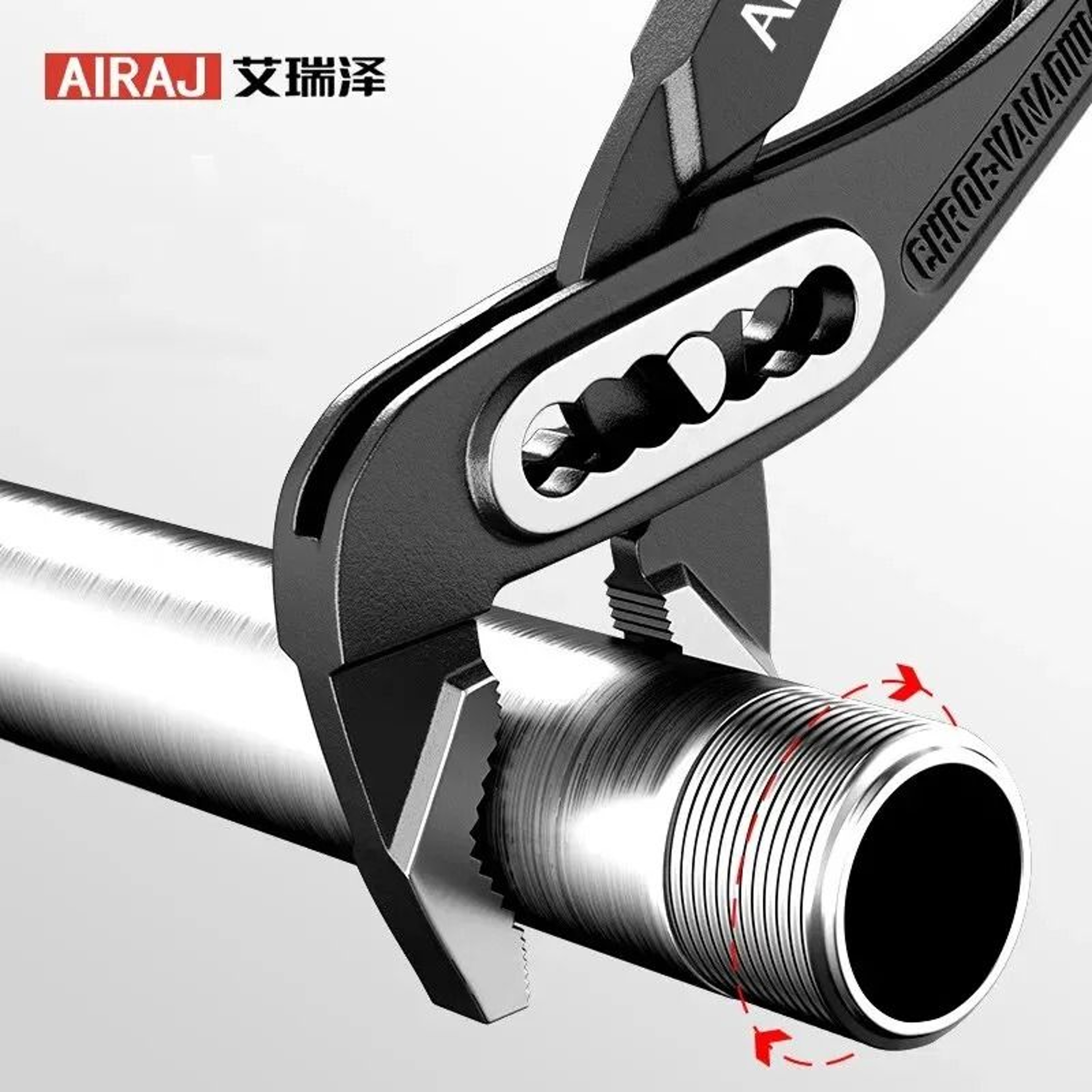AIRAJ Multifunctional Pump Pliers Adjustable Water Pipe Pliers With Quick Release Grip 9