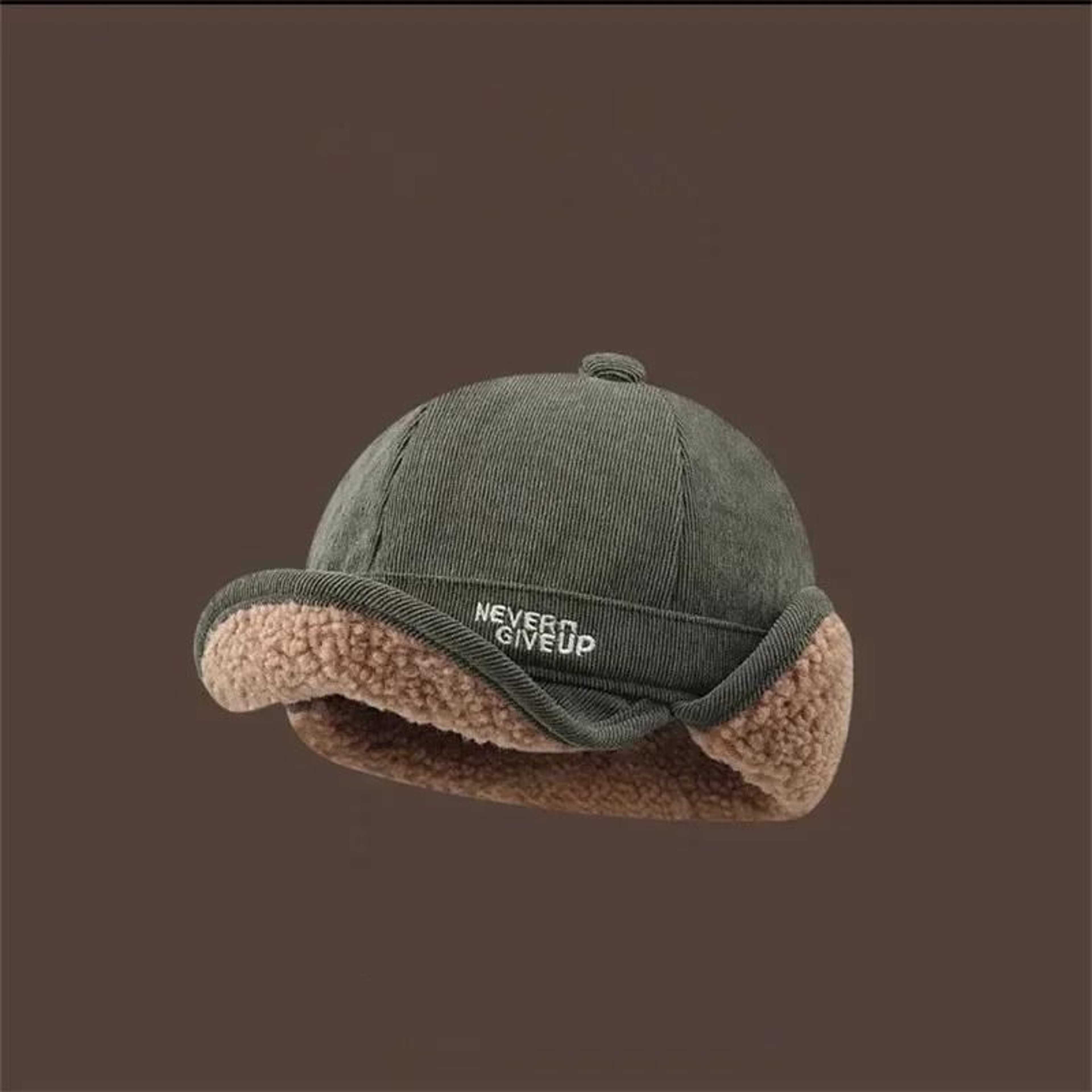 Winter Windproof Fleece Lined Ear Protection Cycling Hat For Cold Weather 1