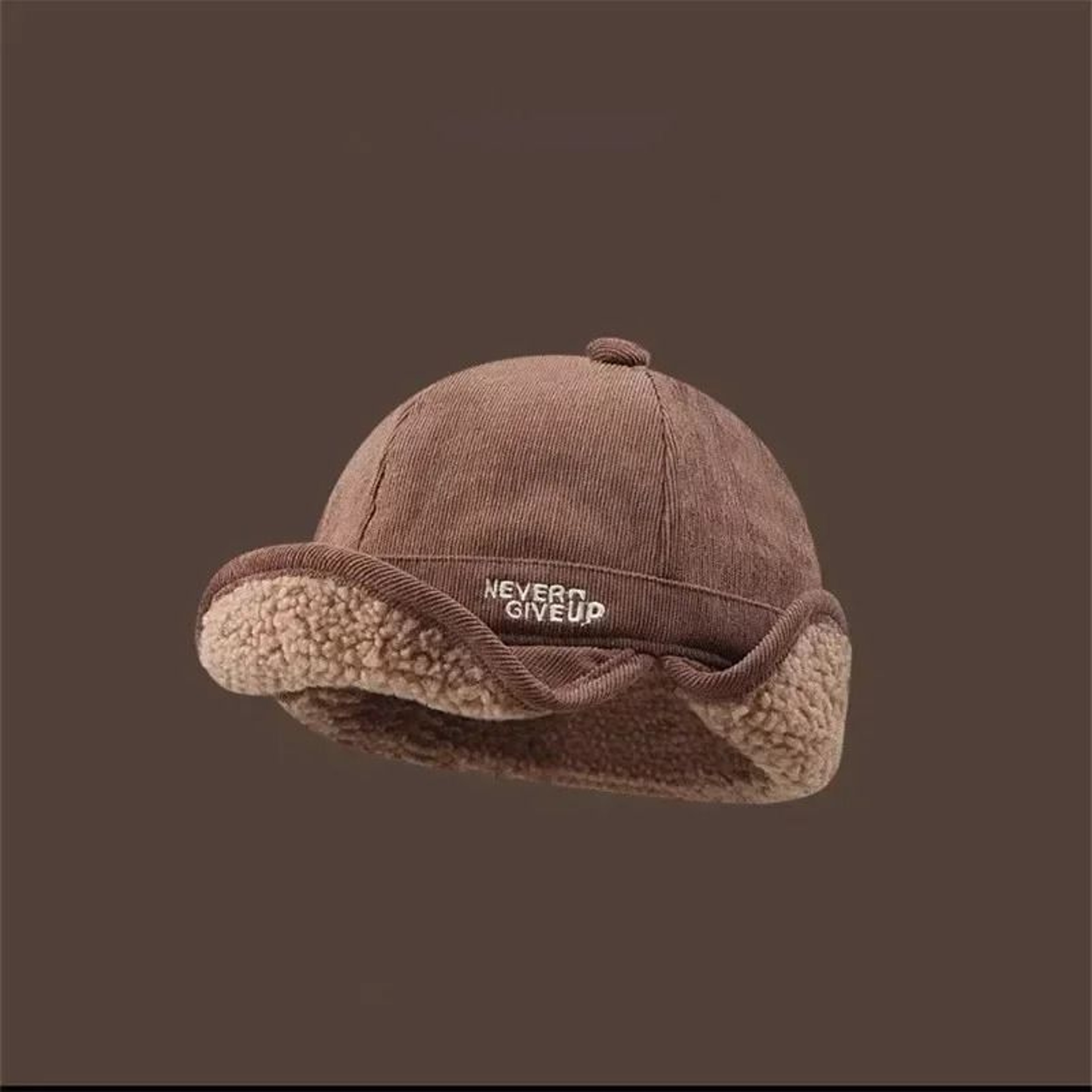Winter Windproof Fleece Lined Ear Protection Cycling Hat For Cold Weather 2