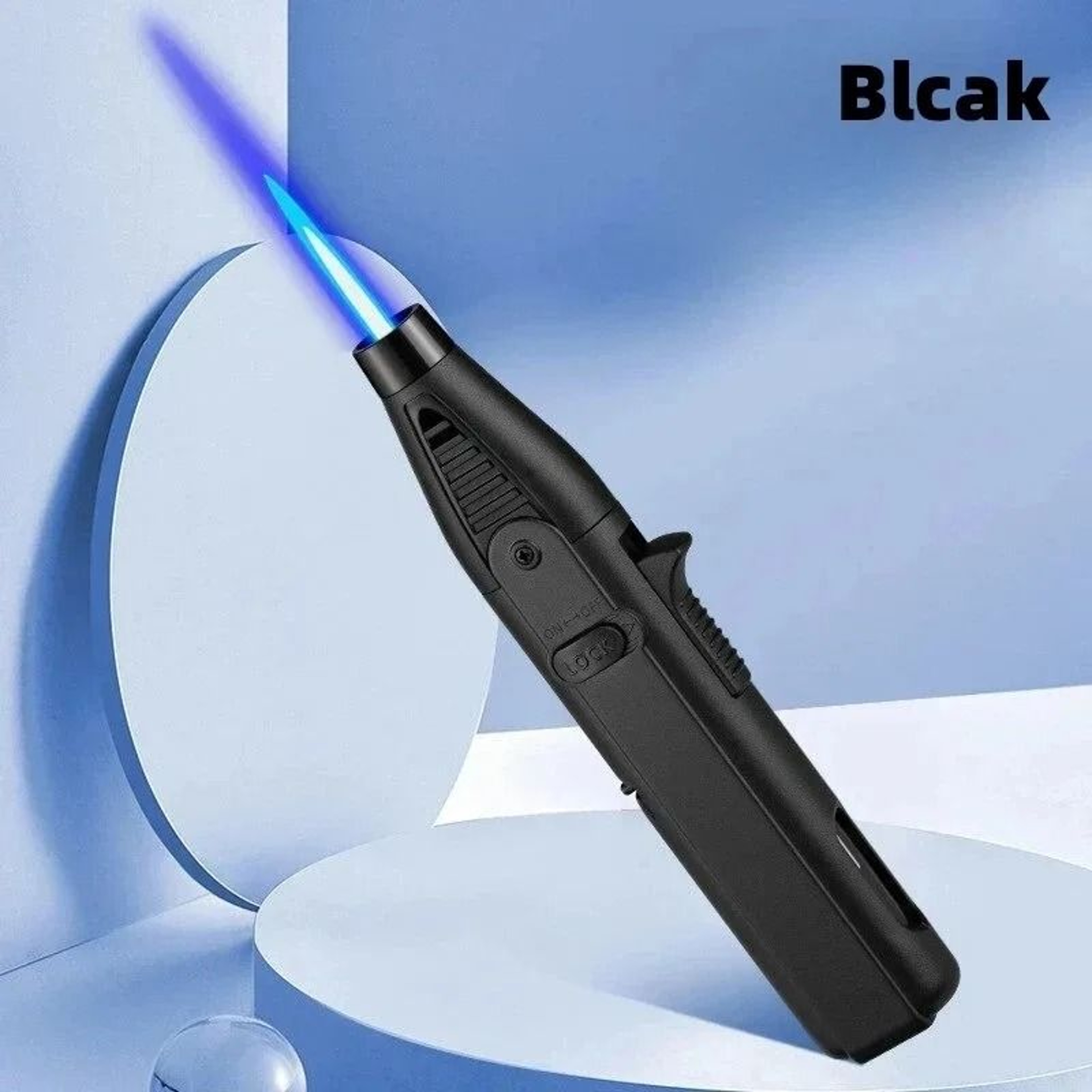 JOBON High Flame Metal Torch Lighter With Adjustable Nozzle 1