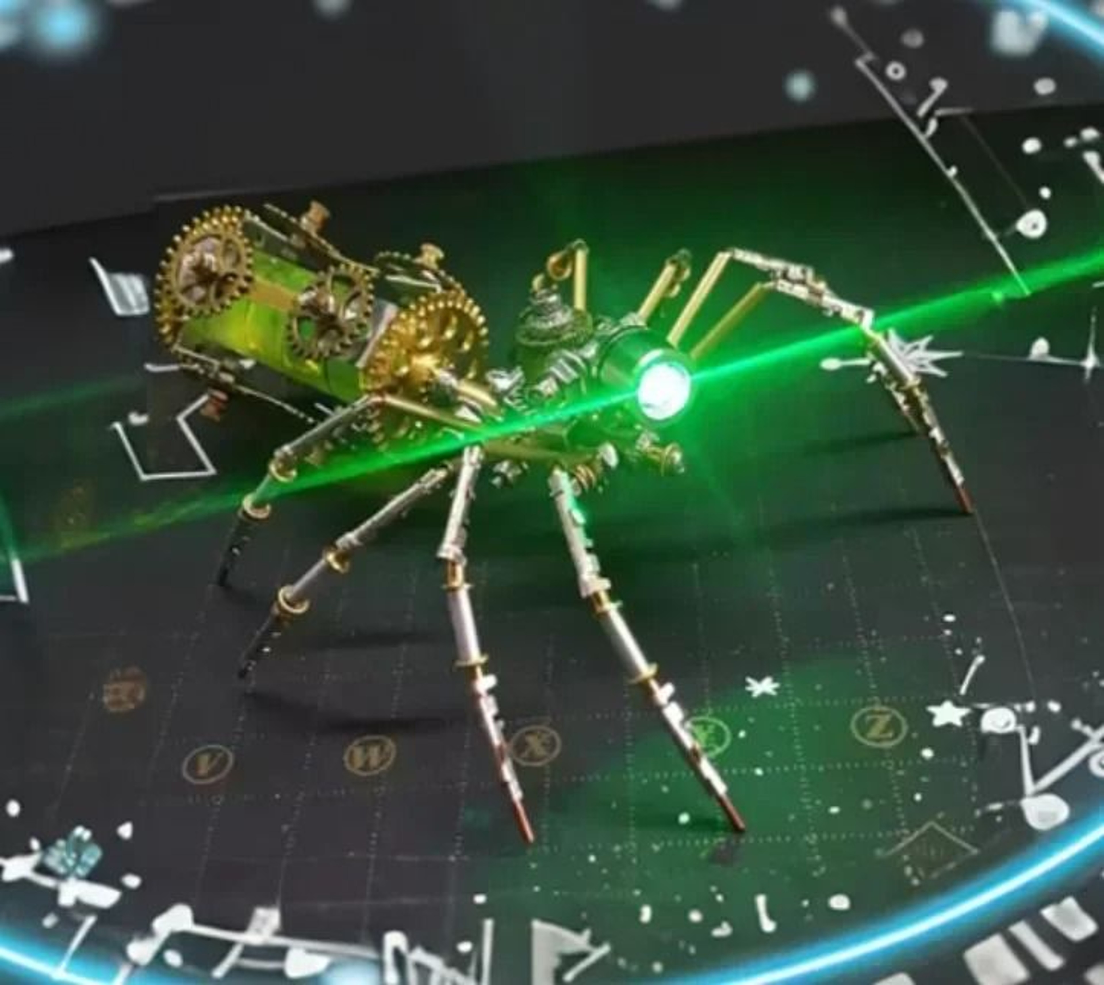 DIY Mechanical Spider Metal Model Kit Cyberpunk 3D Puzzle 1