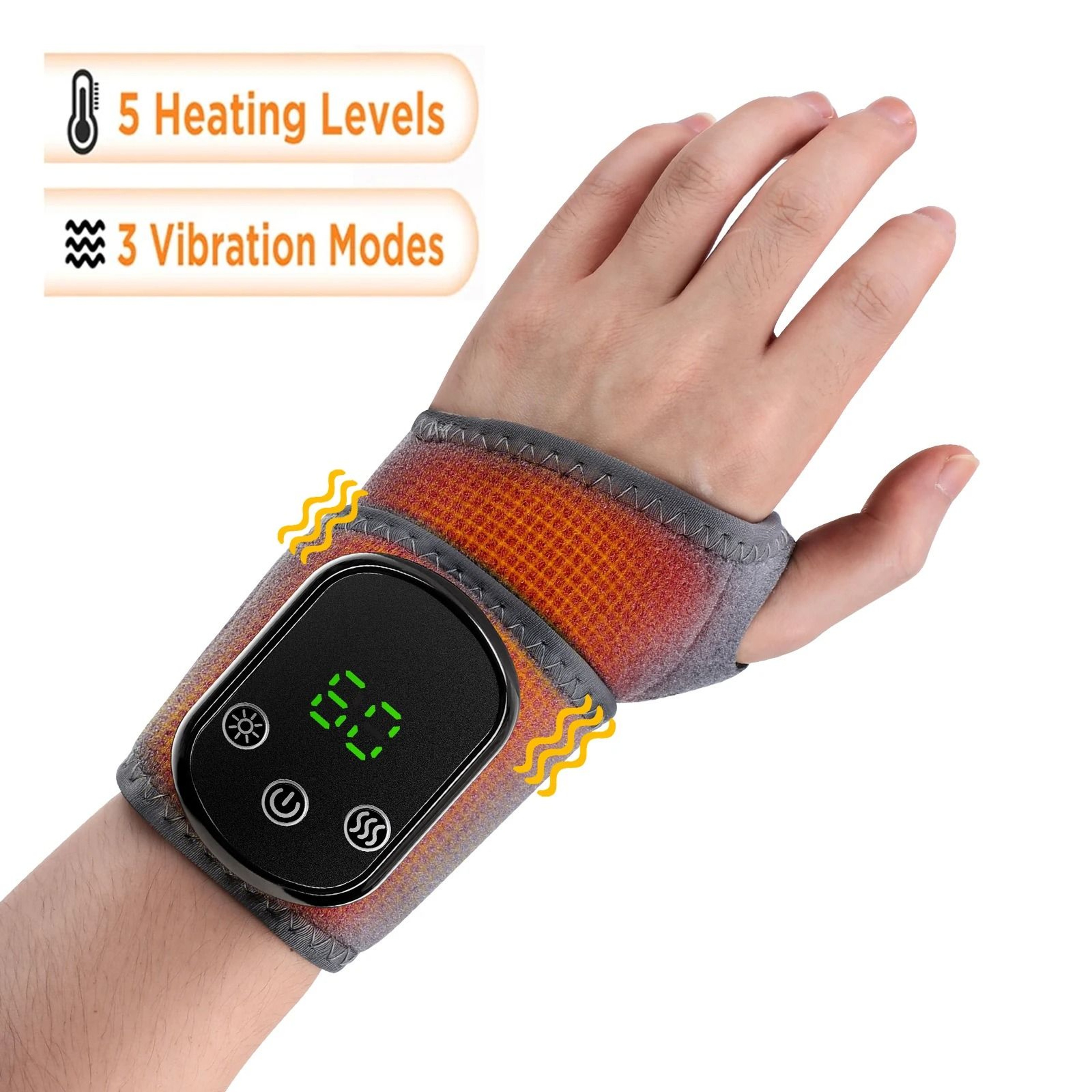 Electric Foot And Hand Massager With Heat And Vibration Portable Relaxation Device 6