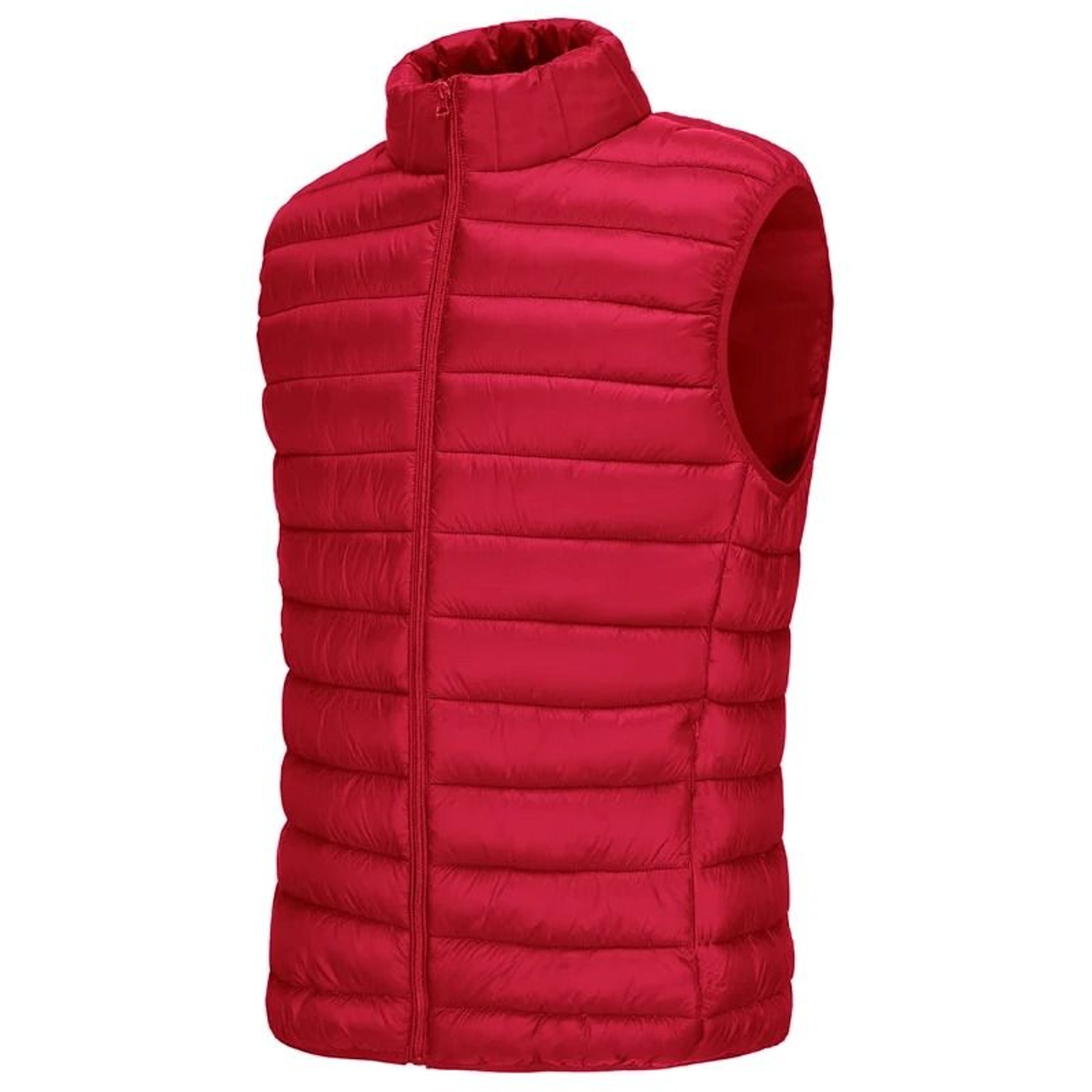 Mens Casual Vest Lightweight Sleeveless Jacket With Zipper And Pockets 1