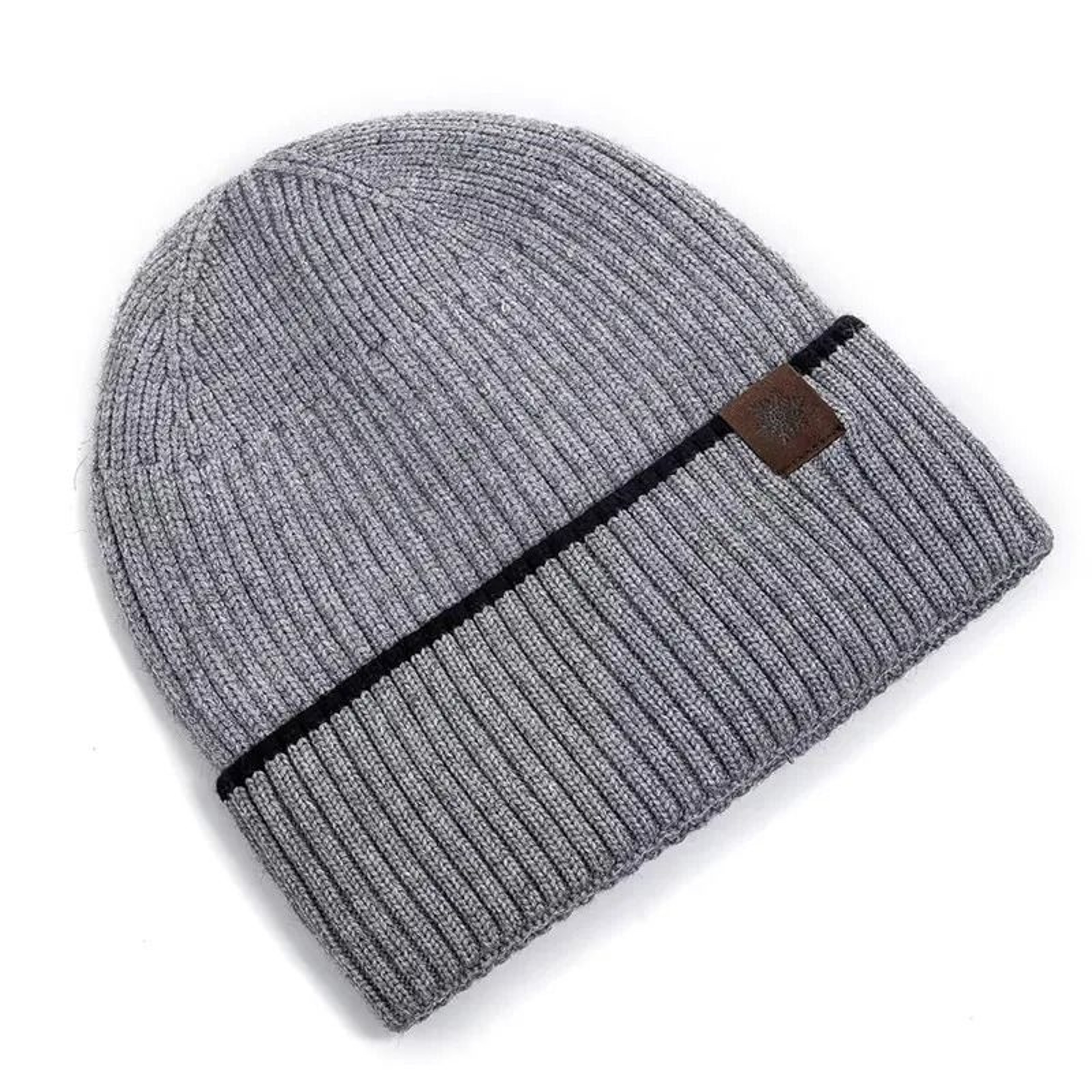 Unisex Winter Fleece Beanie Plush Lined Knitted Warm Hat For Outdoor Use 8