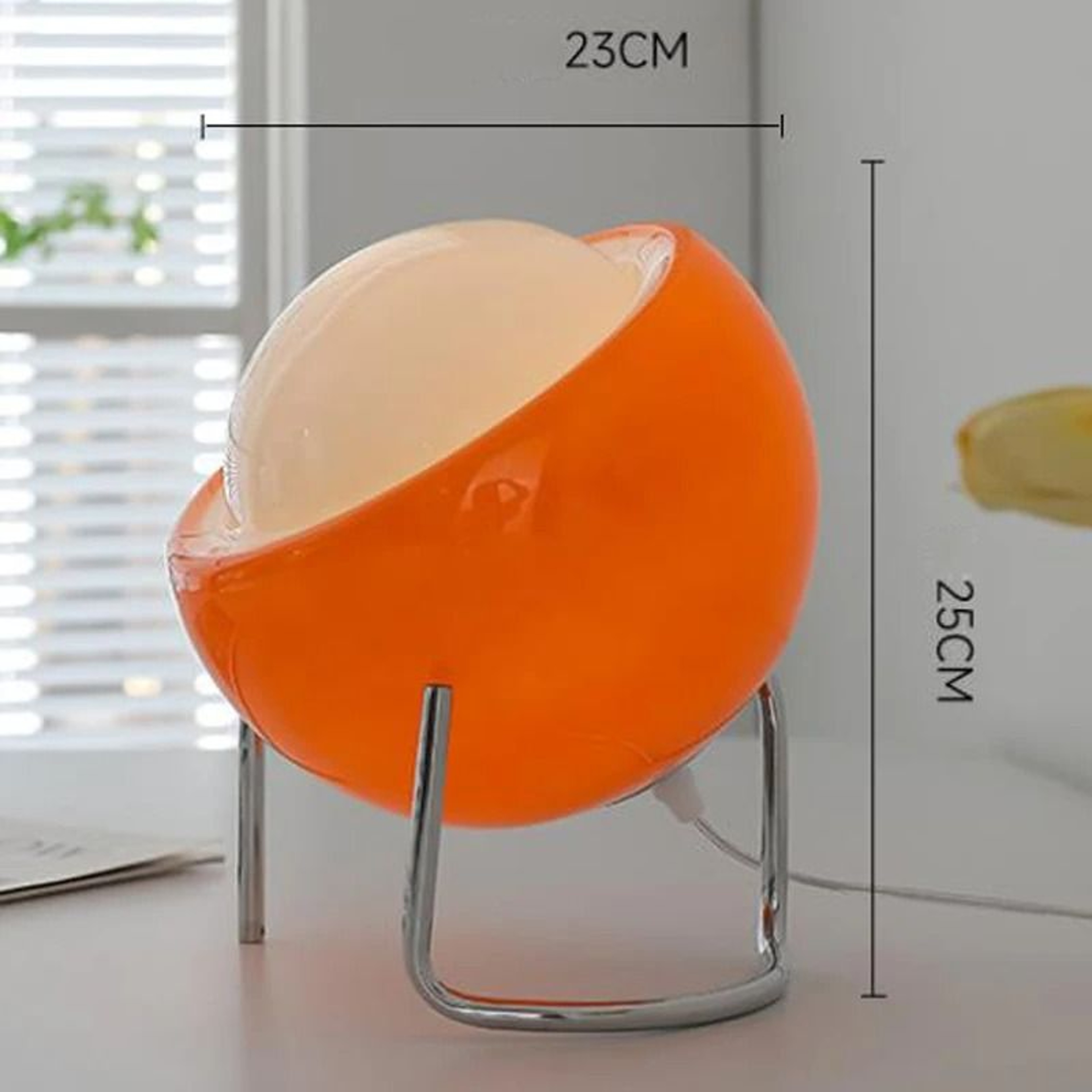 Bauhaus Glass Table Lamp Nordic LED Retro Bedside And Desk Light 4
