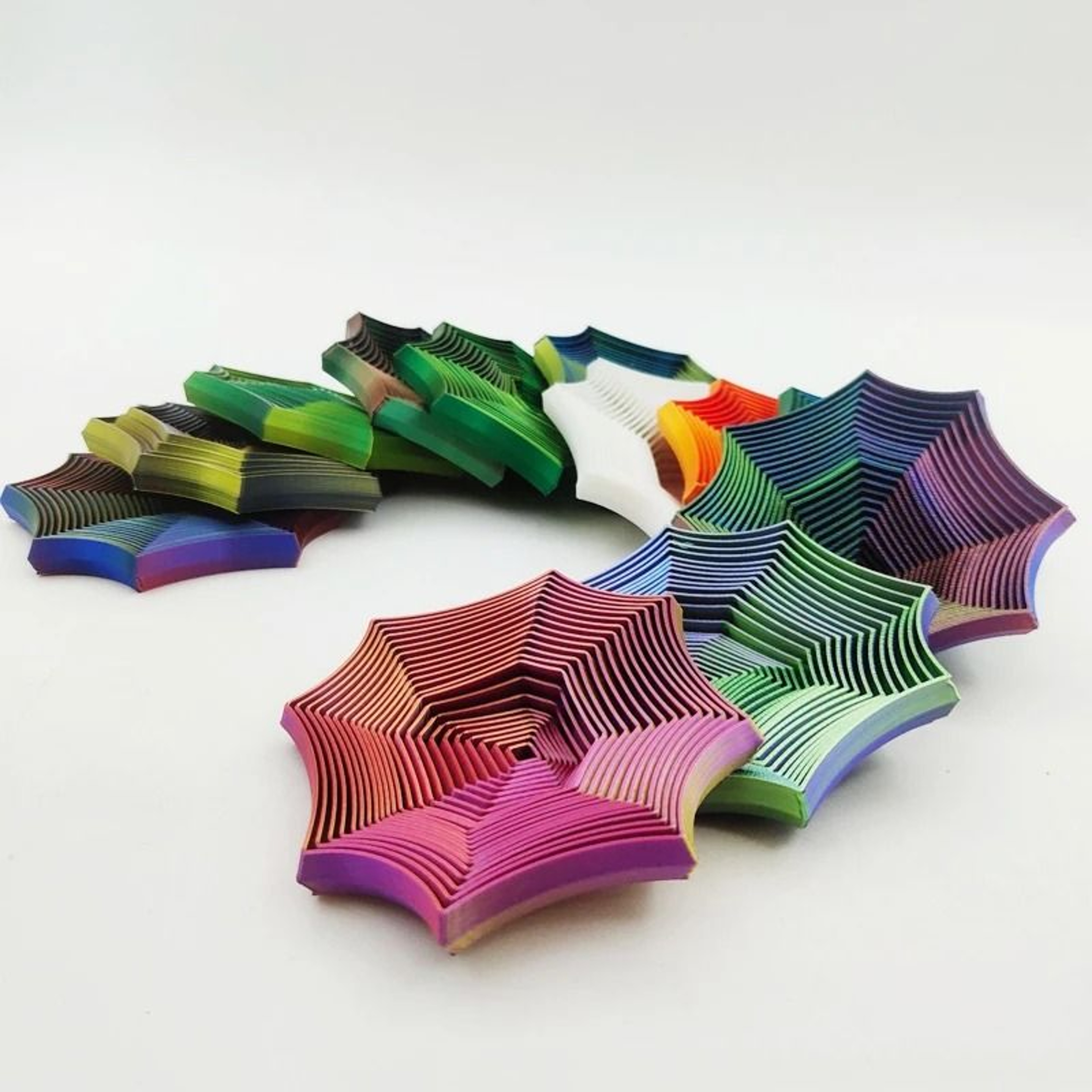 OctaSpin 3D Printed Octagonal Fidget Toy For Stress Relief 10