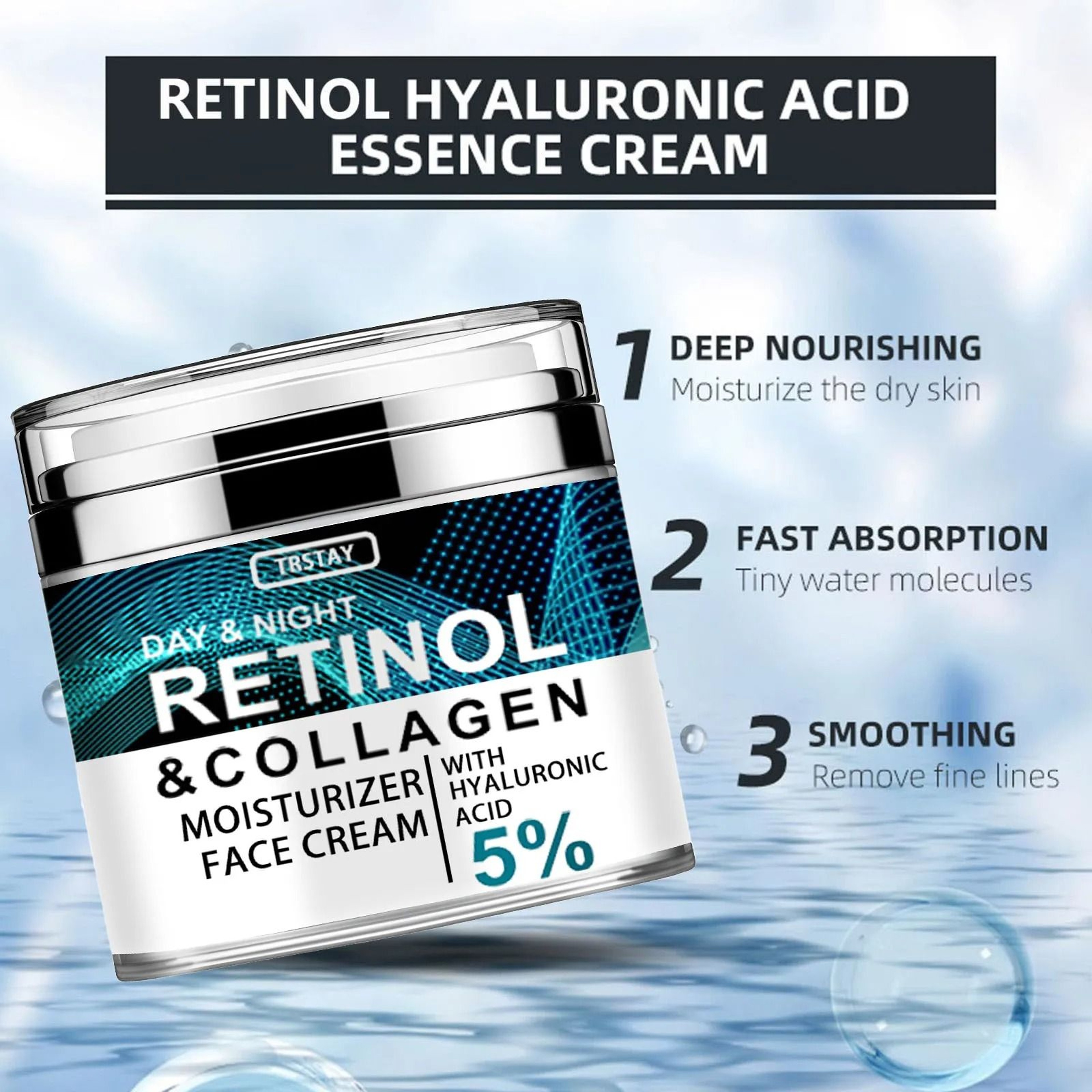 RadianceLift Retinol Collagen Face Cream With Hyaluronic Acid 5