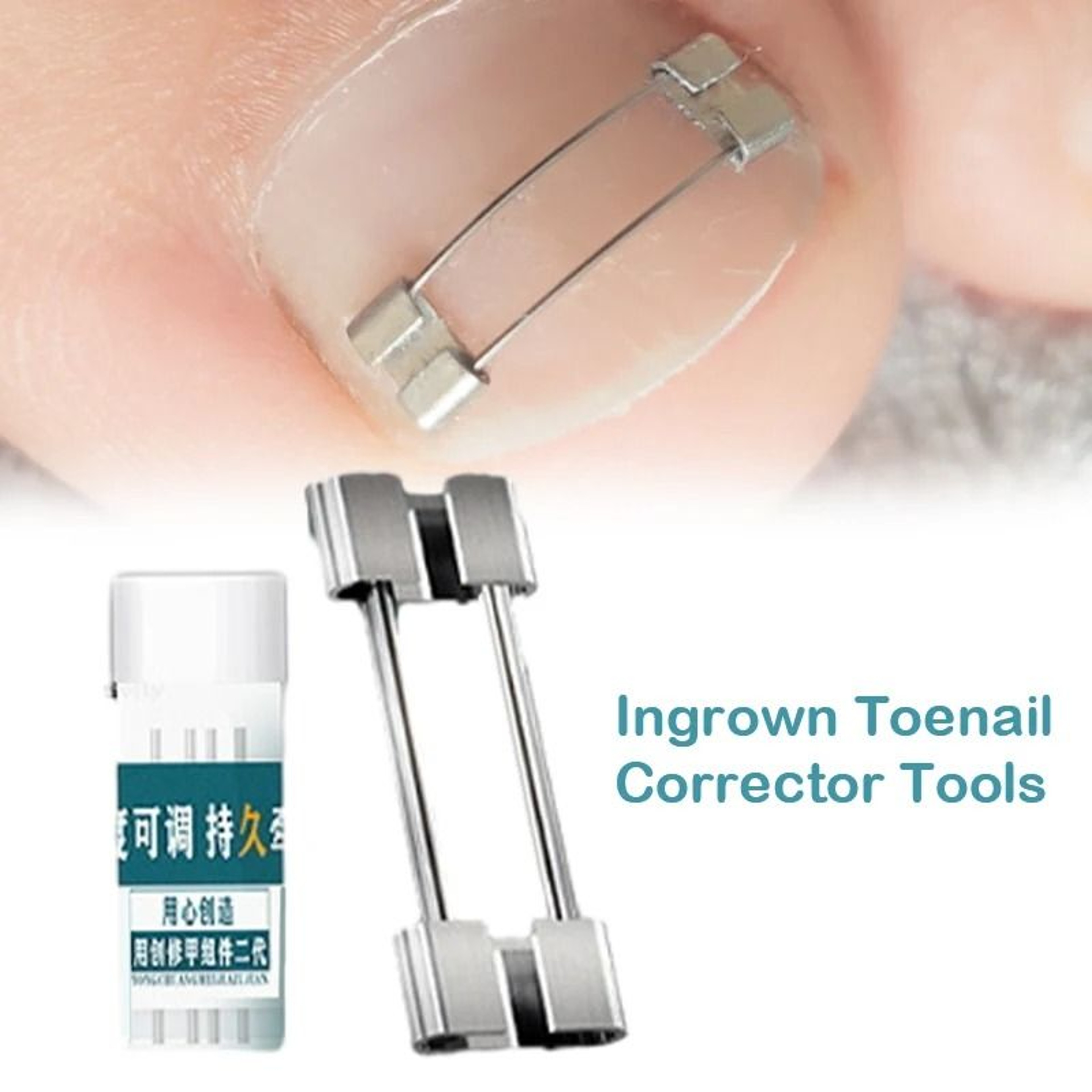 StraightEase Ingrown Toenail Corrector Professional Pedicure Tool 10