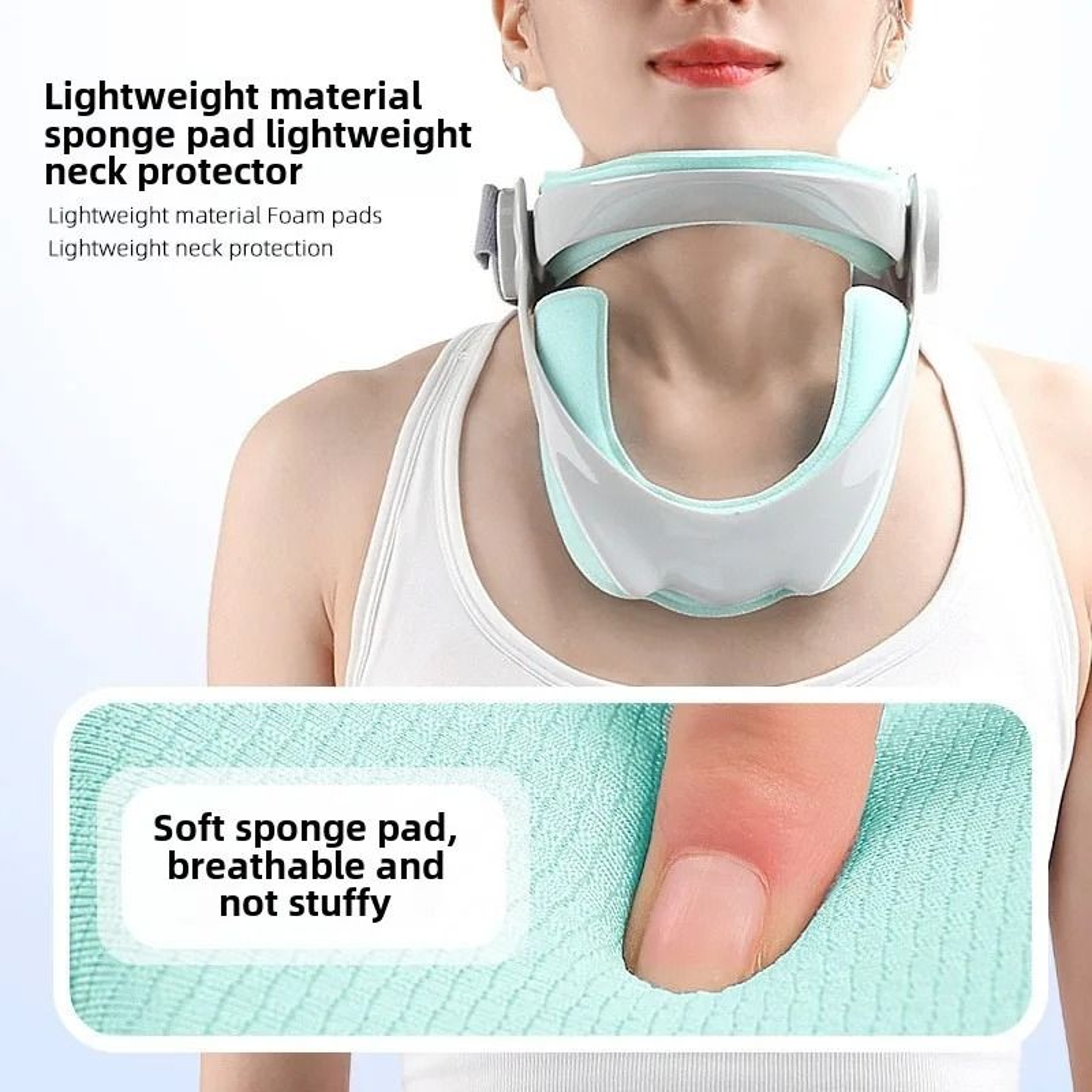 SpineAlign Adjustable Cervical Traction Device Neck Support Collar 4