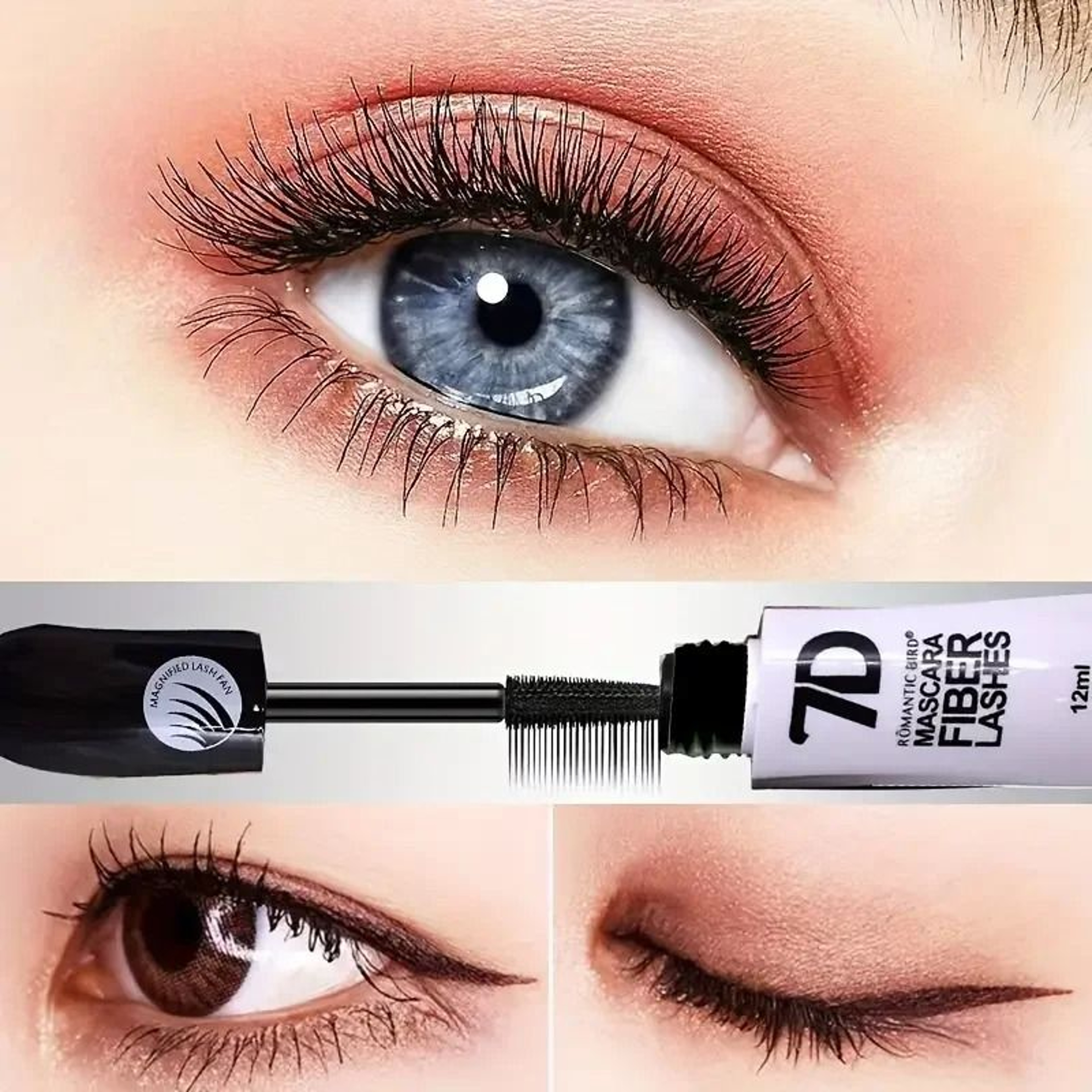 LashSculpt 7D Fiber Mascara Waterproof Curling Set 7