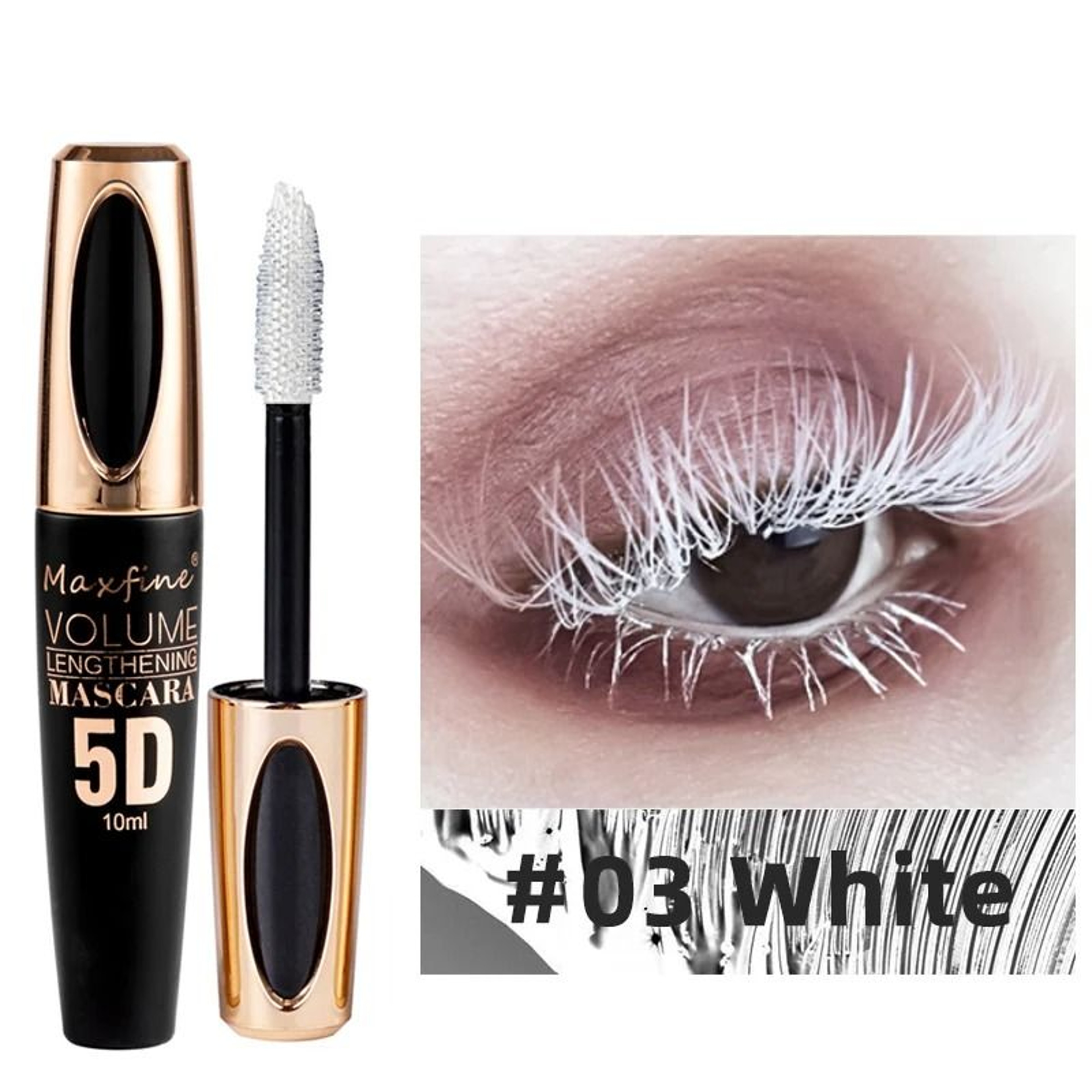 SilkLuxe 5D Silk Mascara Waterproof Lengthening And Volumizing 3