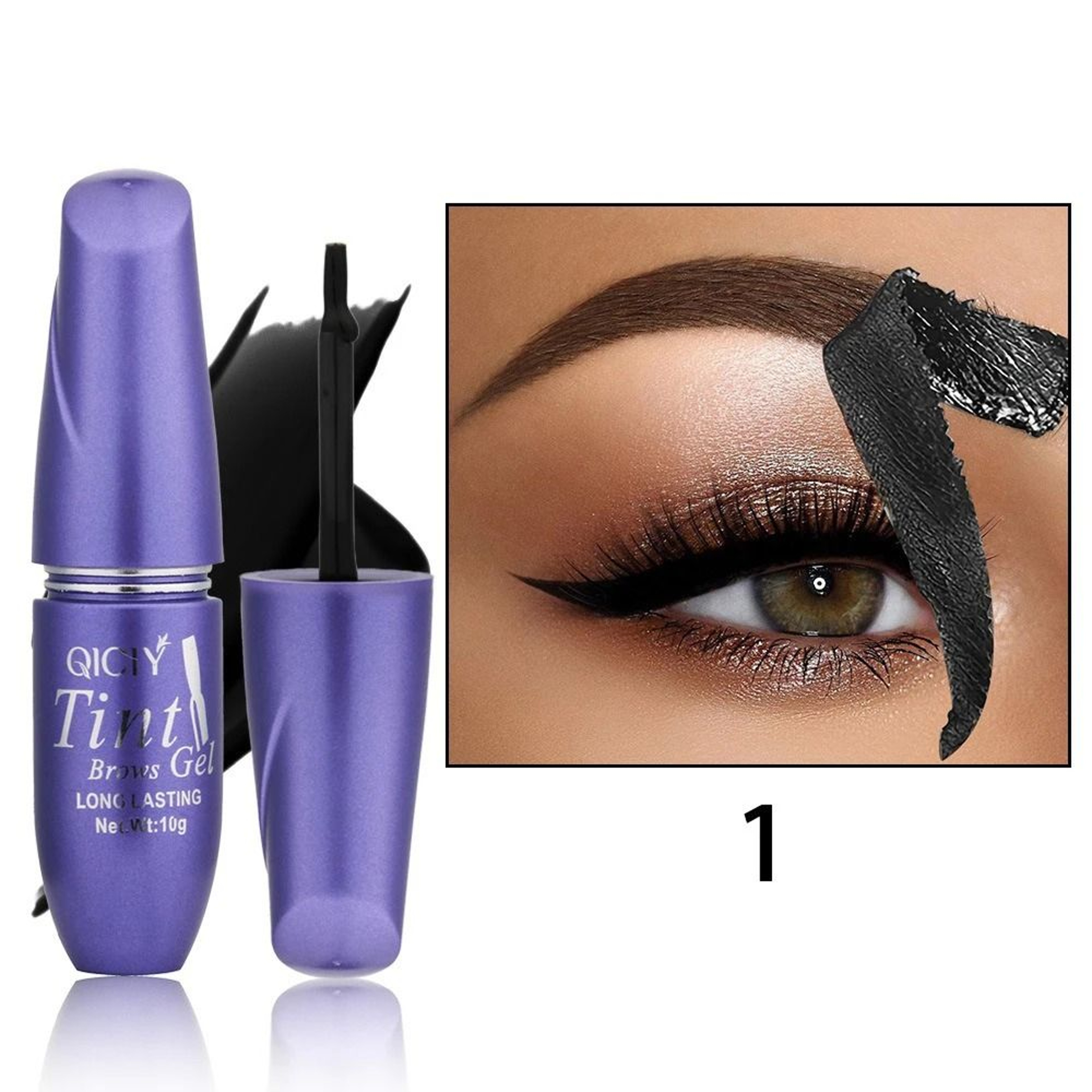 BrowStay Peel Off Eyebrow Gel Tint Semi Permanent Waterproof Formula 1