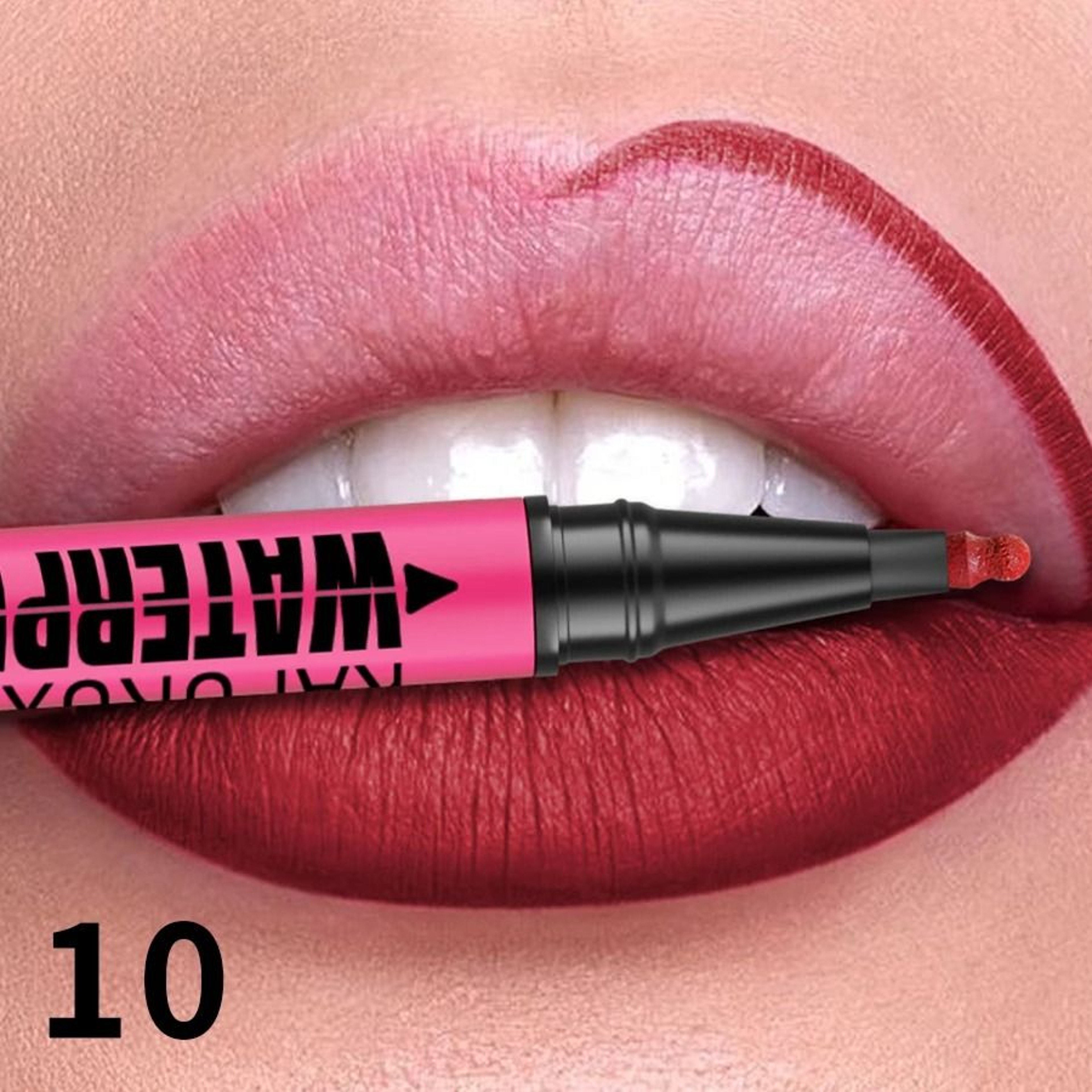 ContourFlex Waterproof Matte Lip Liner Liquid Lipliner Pencil 10