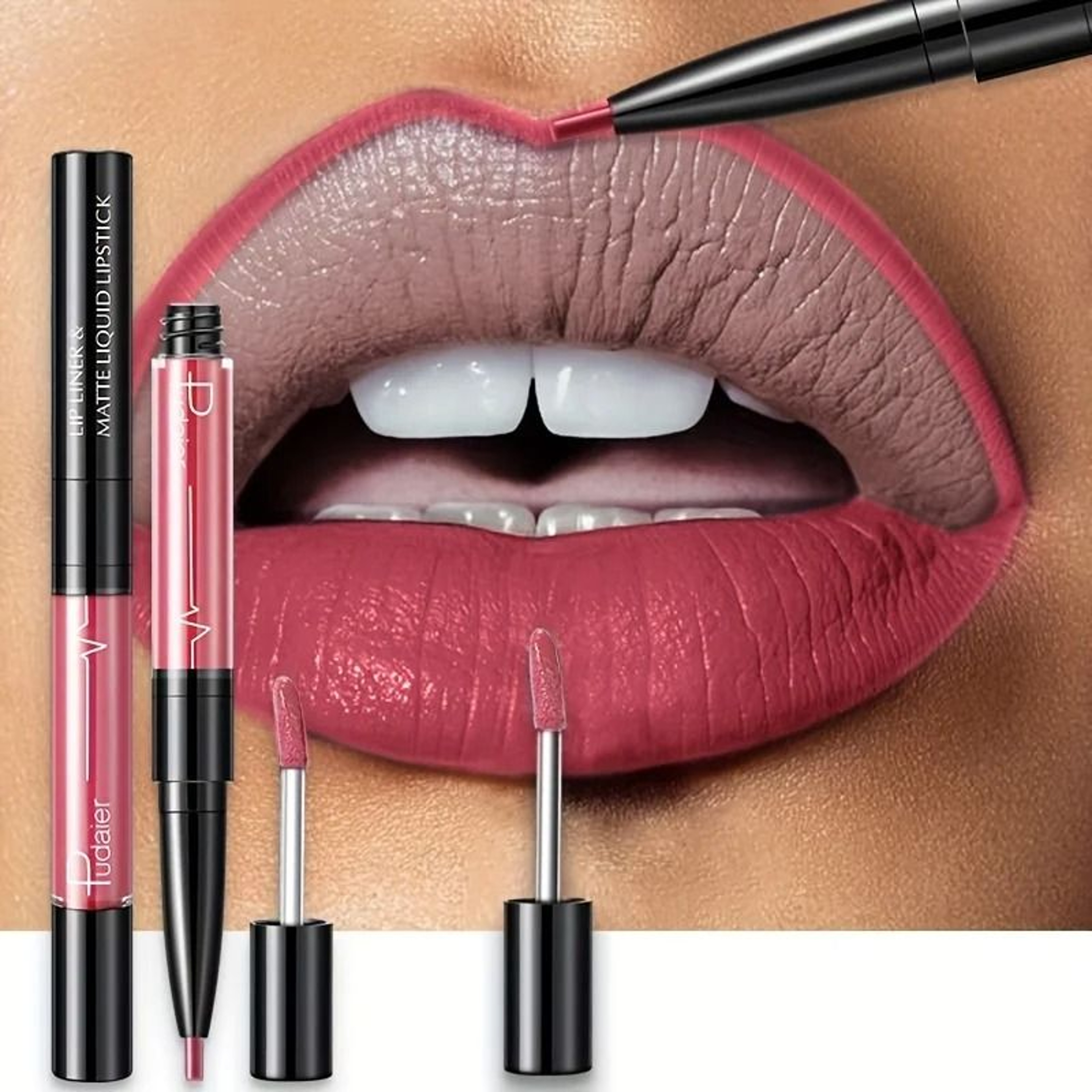 PrecisionPro Waterproof Lip Liner Long Lasting High Pigment Pencil 3