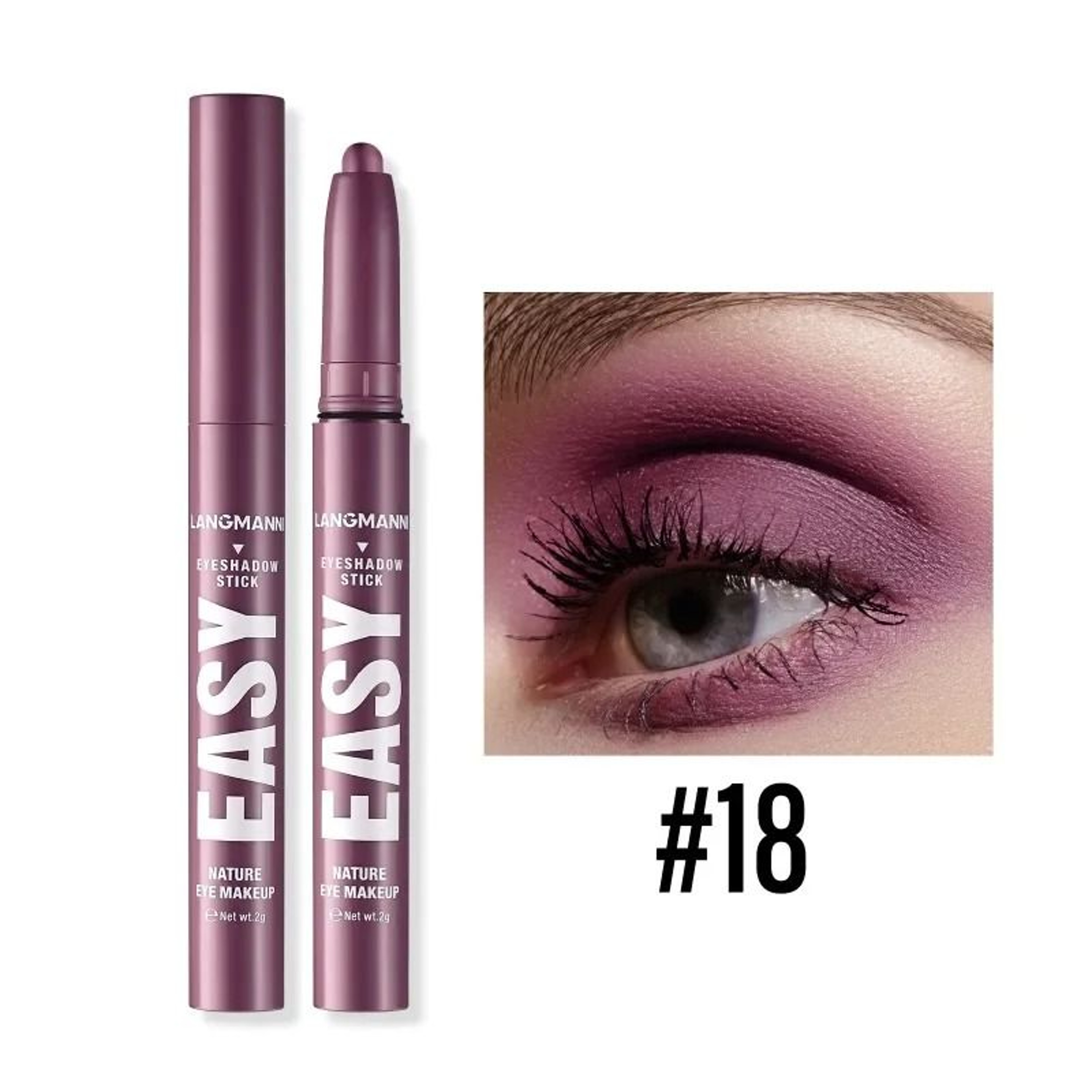 Midnight Glam Waterproof Eyeshadow Stick Black Eyeshadow Pencil 16