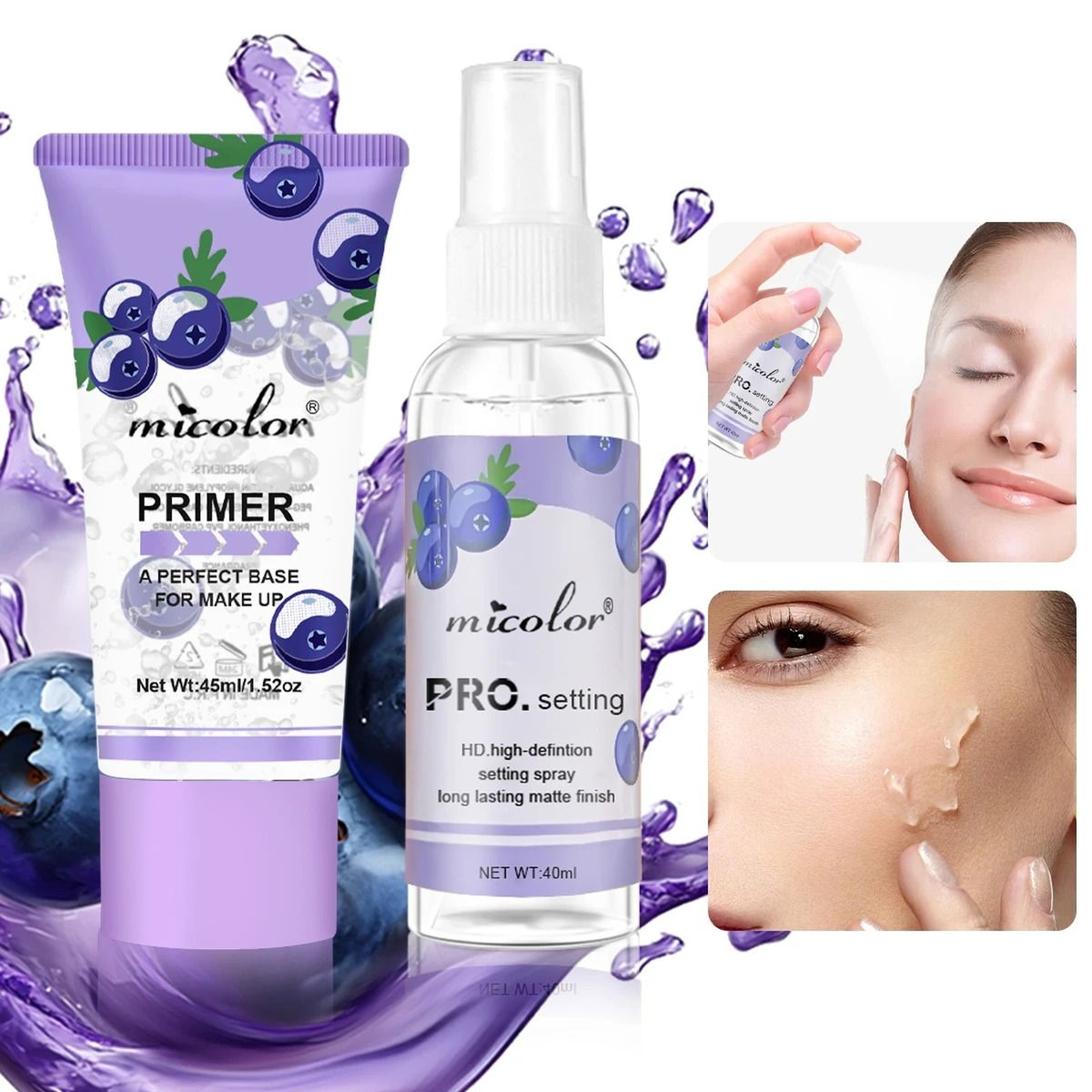 Flawless Lock Makeup Primer And Setting Spray Set 6